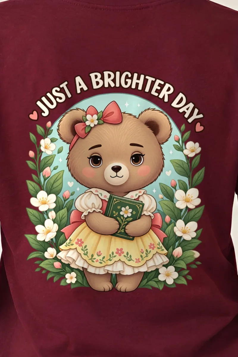 "Just A Brighter Day" Heavyweight Unisex Crewneck T-shirt
