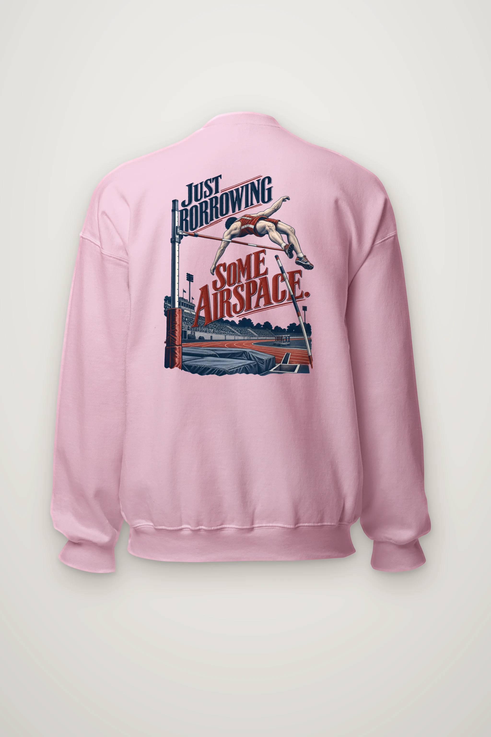 "Just Borrowing Some Airspace" Heavy Blend Unisex Crewneck Sweatshirt
