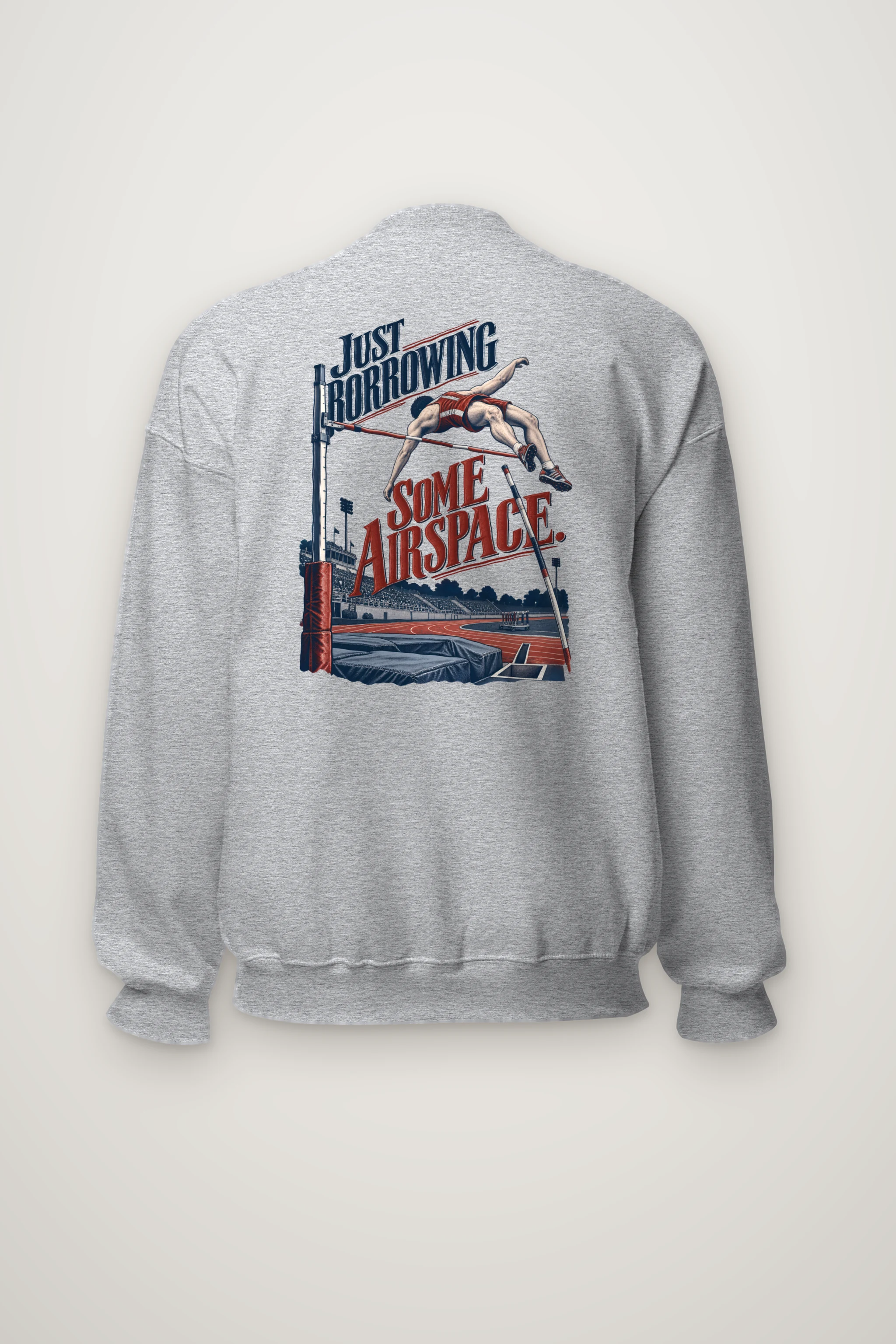 "Just Borrowing Some Airspace" Heavy Blend Unisex Crewneck Sweatshirt