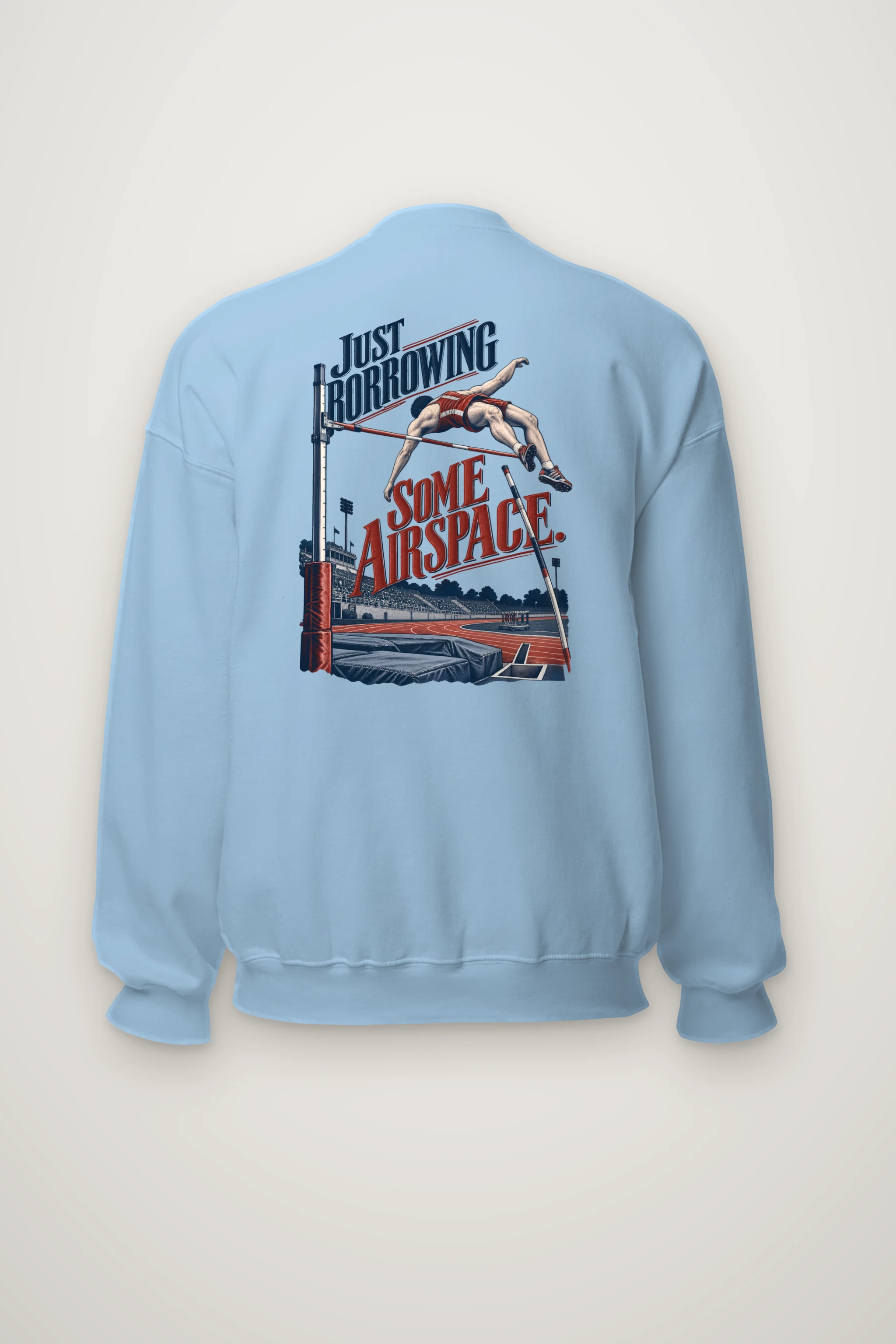 "Just Borrowing Some Airspace" Heavy Blend Unisex Crewneck Sweatshirt