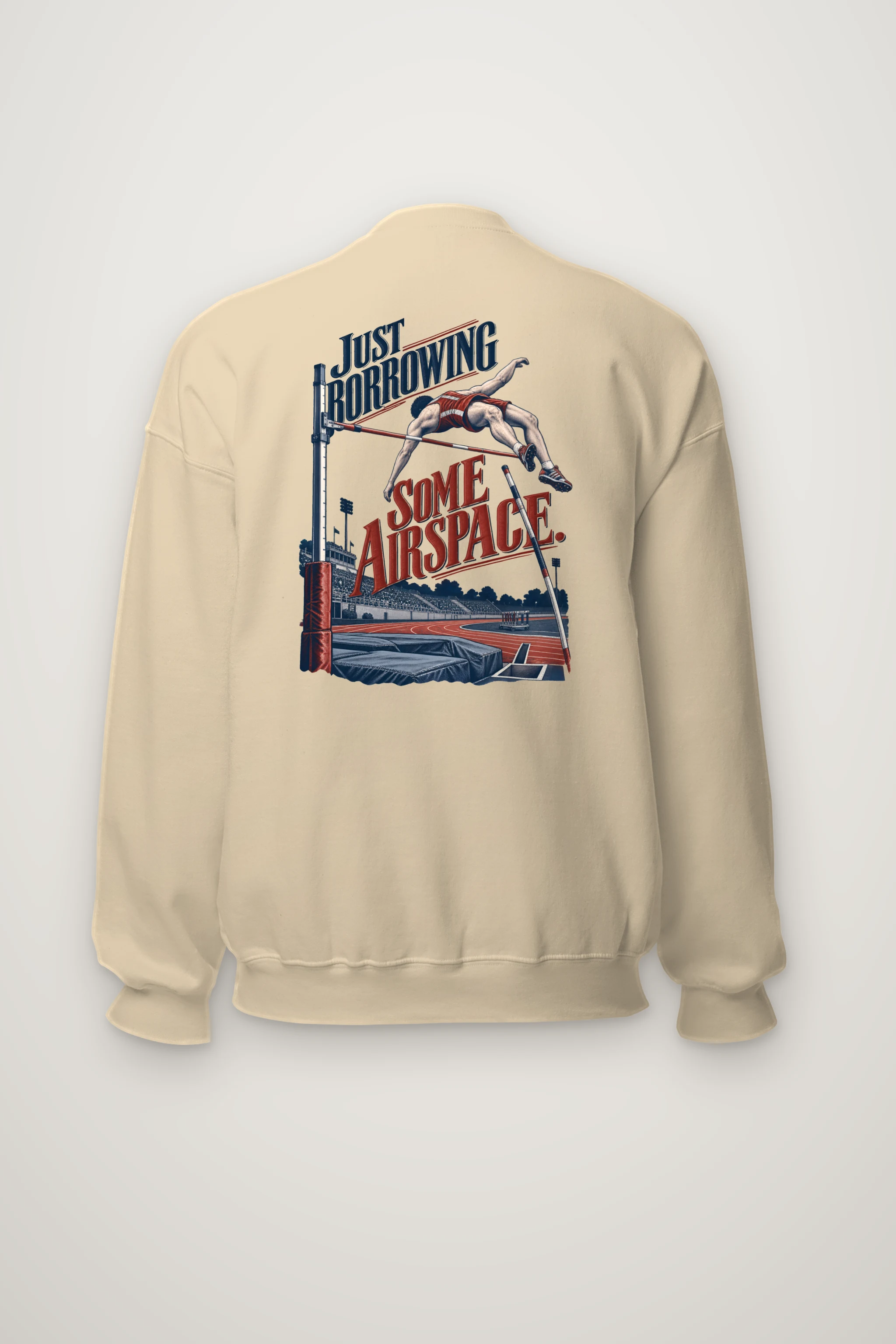 "Just Borrowing Some Airspace" Heavy Blend Unisex Crewneck Sweatshirt