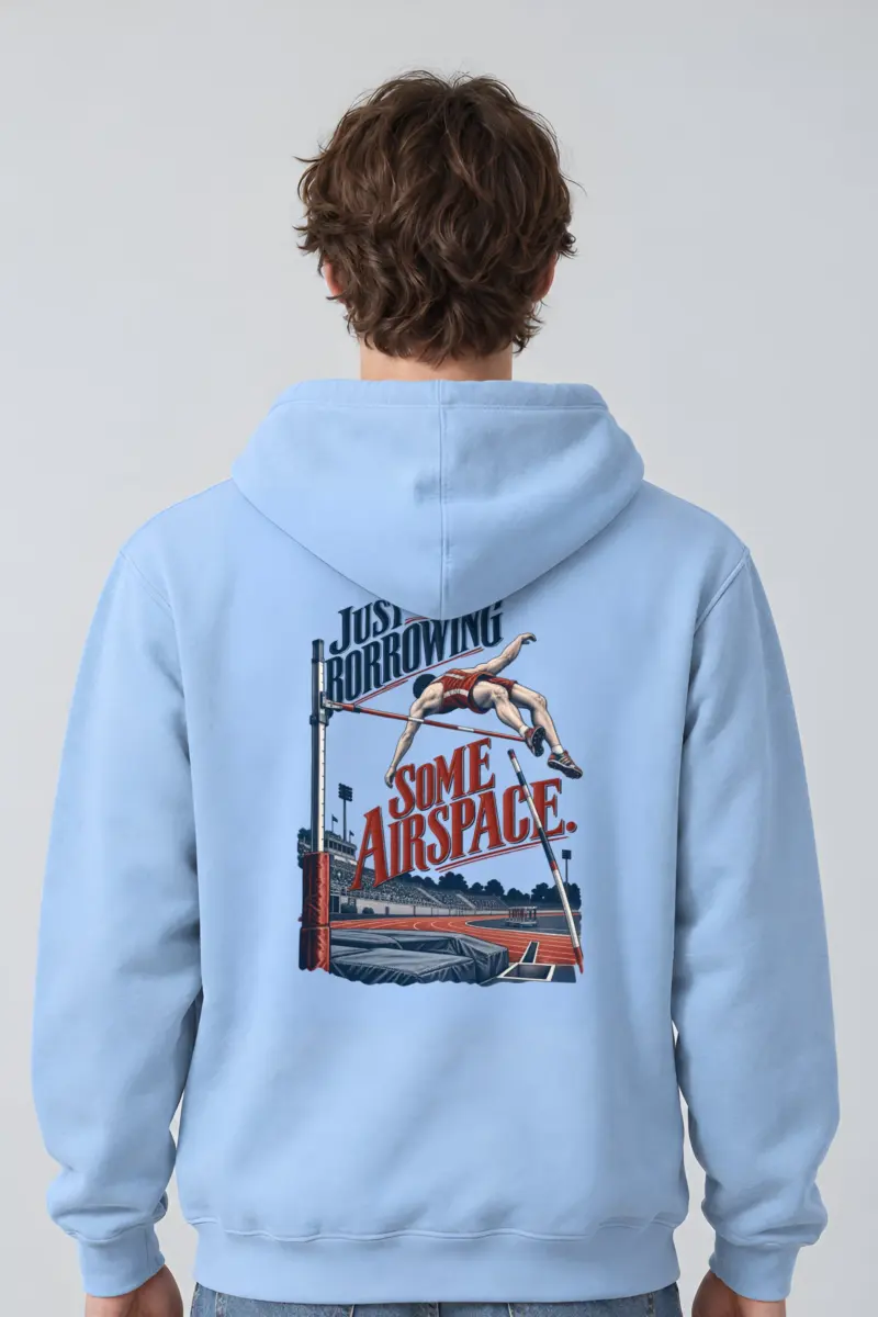 “Just Borrowing Some Airspace” Heavy Blend Unisex Pullover Hoodie