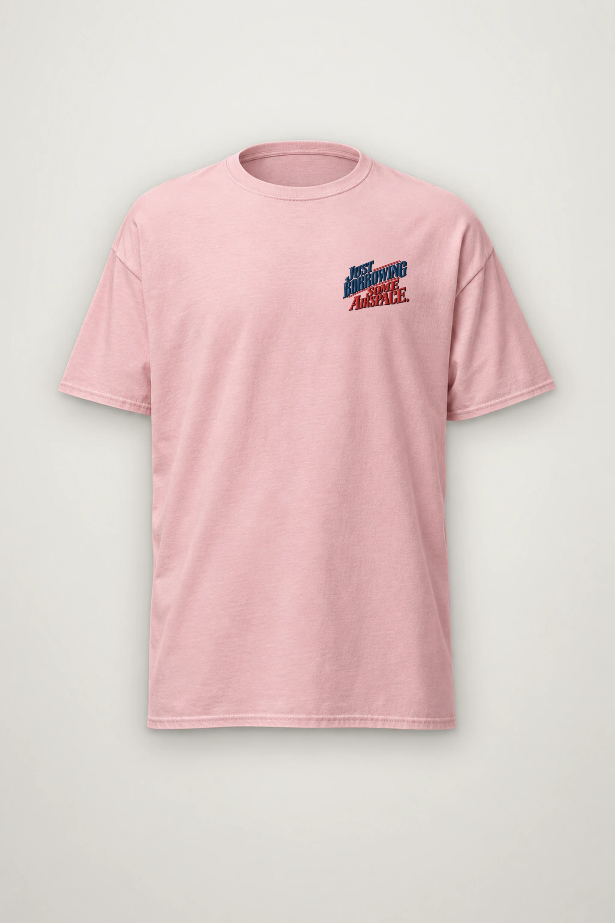 "Just Borrowing Some Airspace" Heavyweight Unisex Crewneck T-shirt