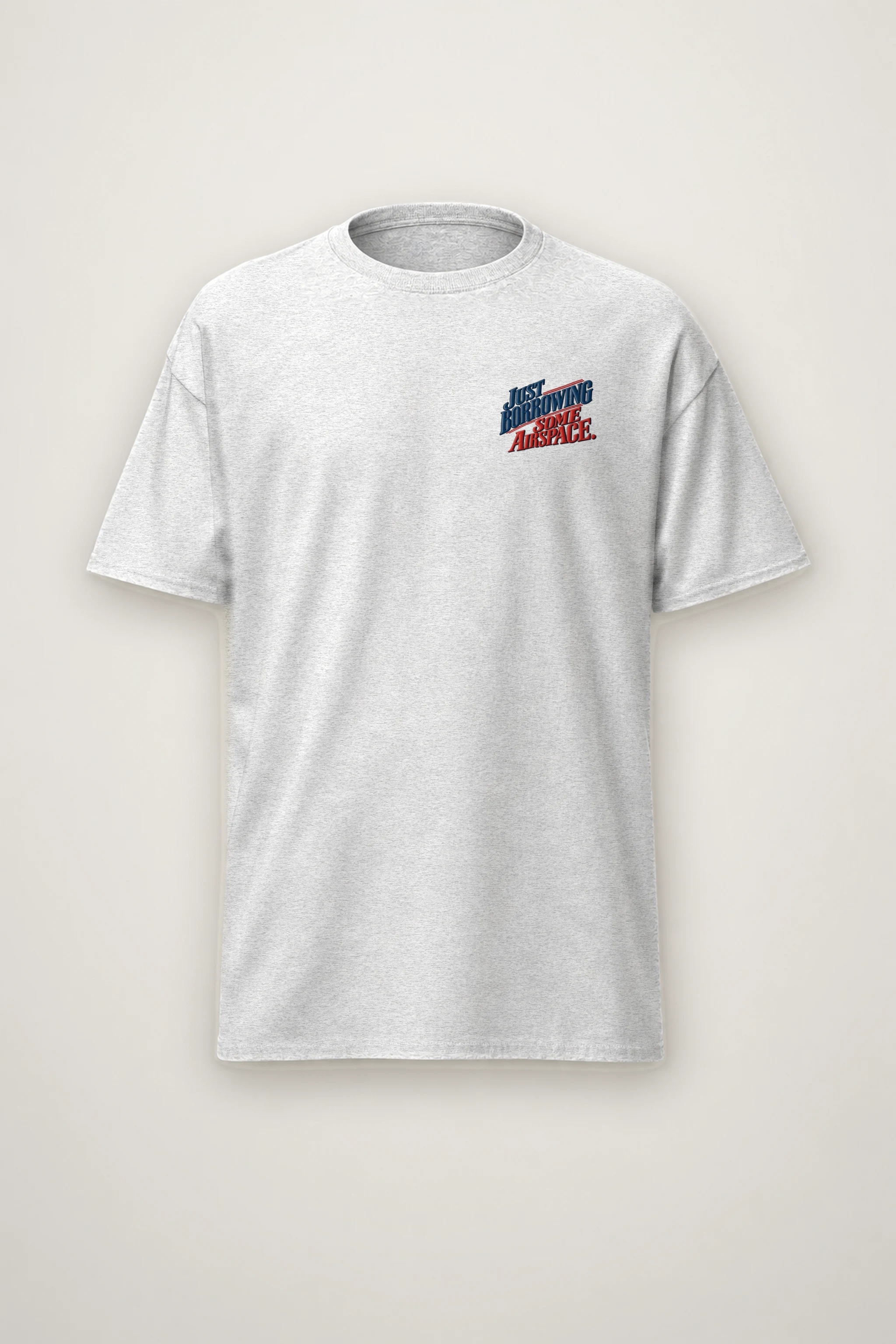 "Just Borrowing Some Airspace" Heavyweight Unisex Crewneck T-shirt
