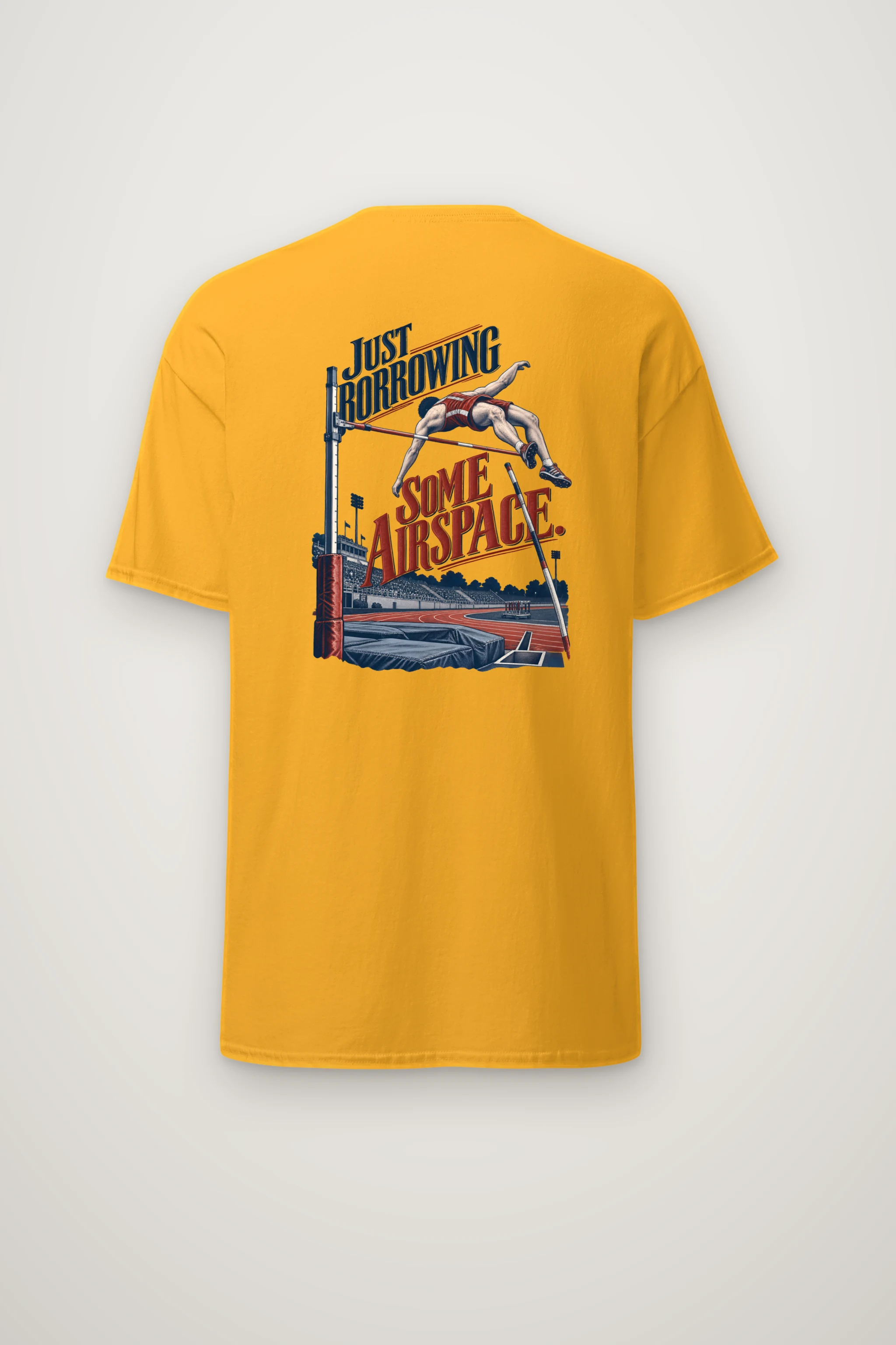 "Just Borrowing Some Airspace" Heavyweight Unisex Crewneck T-shirt
