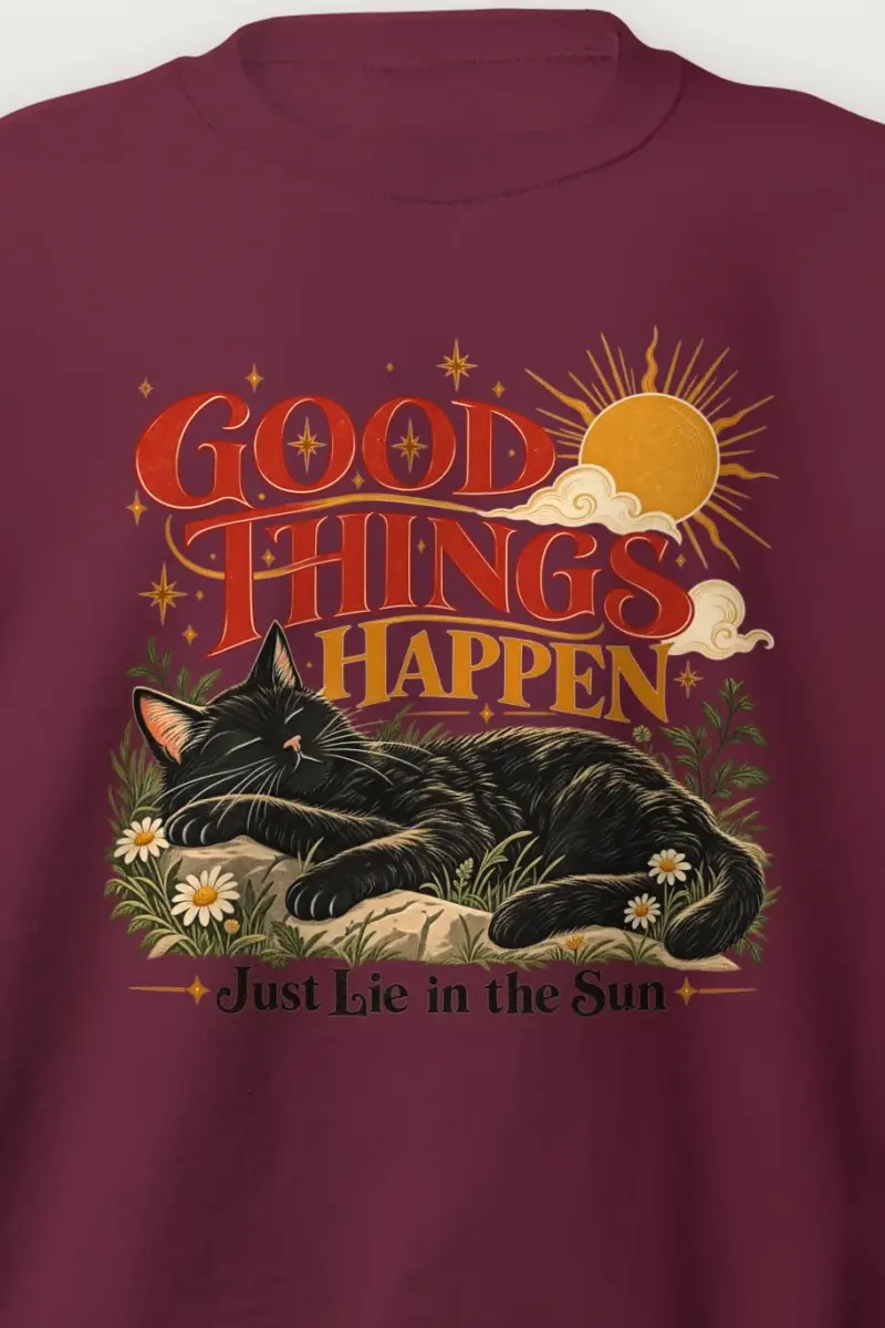 "Just Lie In The Sun" Heavy Blend Unisex Crewneck Sweatshirt