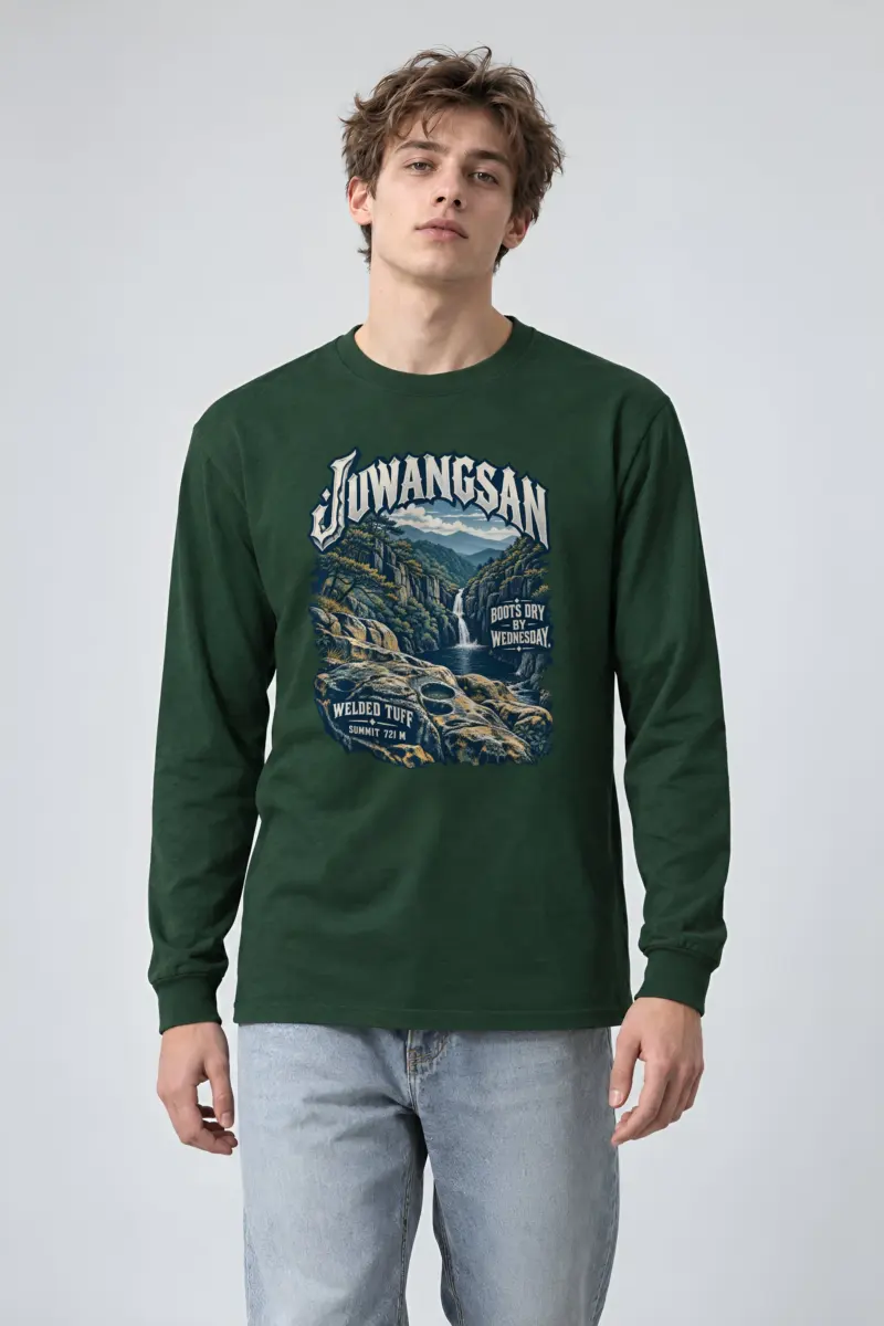 "Juwangsan Boots Dry by Wednesday" Unisex Longsleeve T-shirt