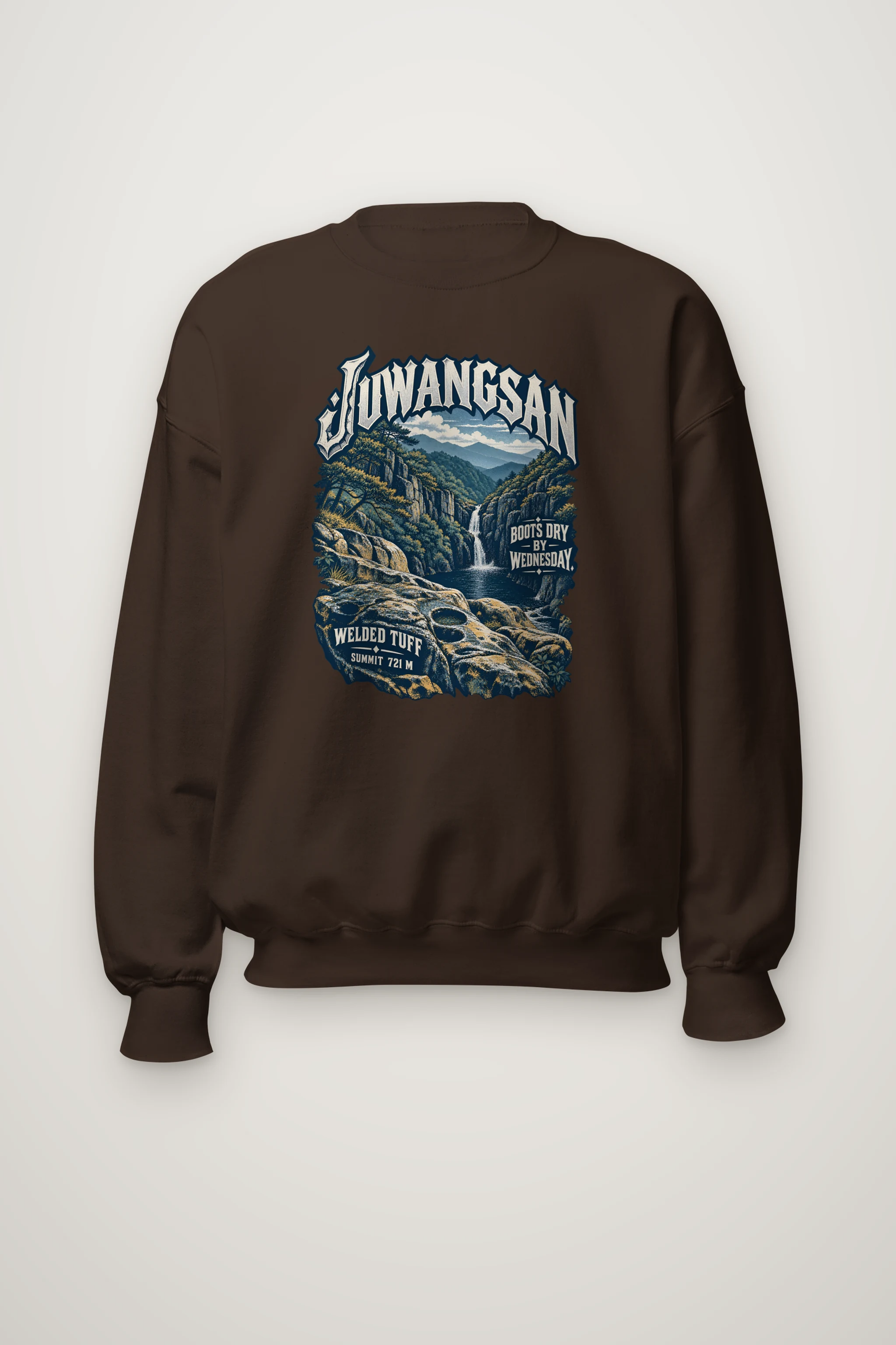 "JUWANGSAN Boots Dry" Heavy Blend Unisex Crewneck Sweatshirt