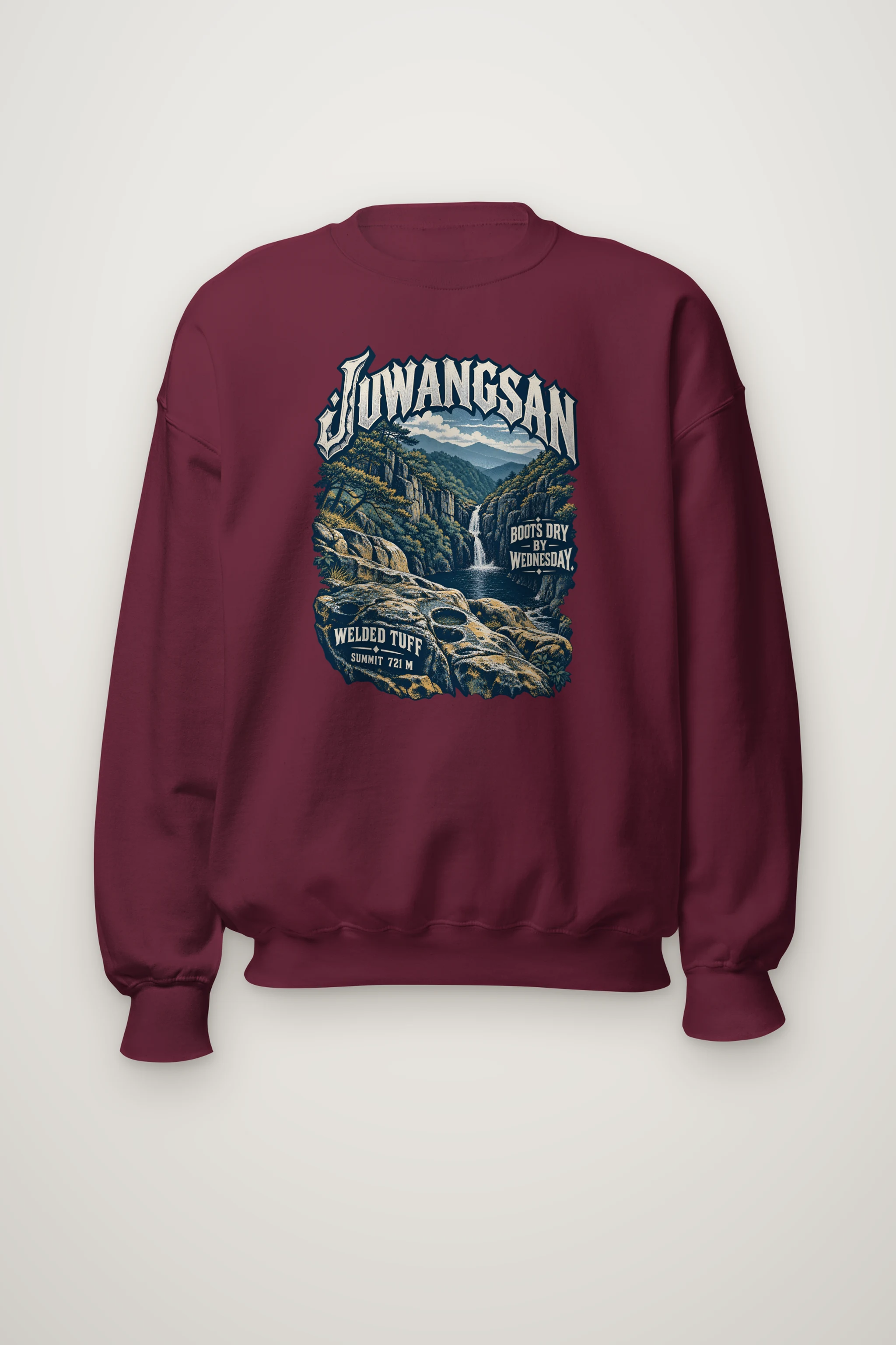 "JUWANGSAN Boots Dry" Heavy Blend Unisex Crewneck Sweatshirt