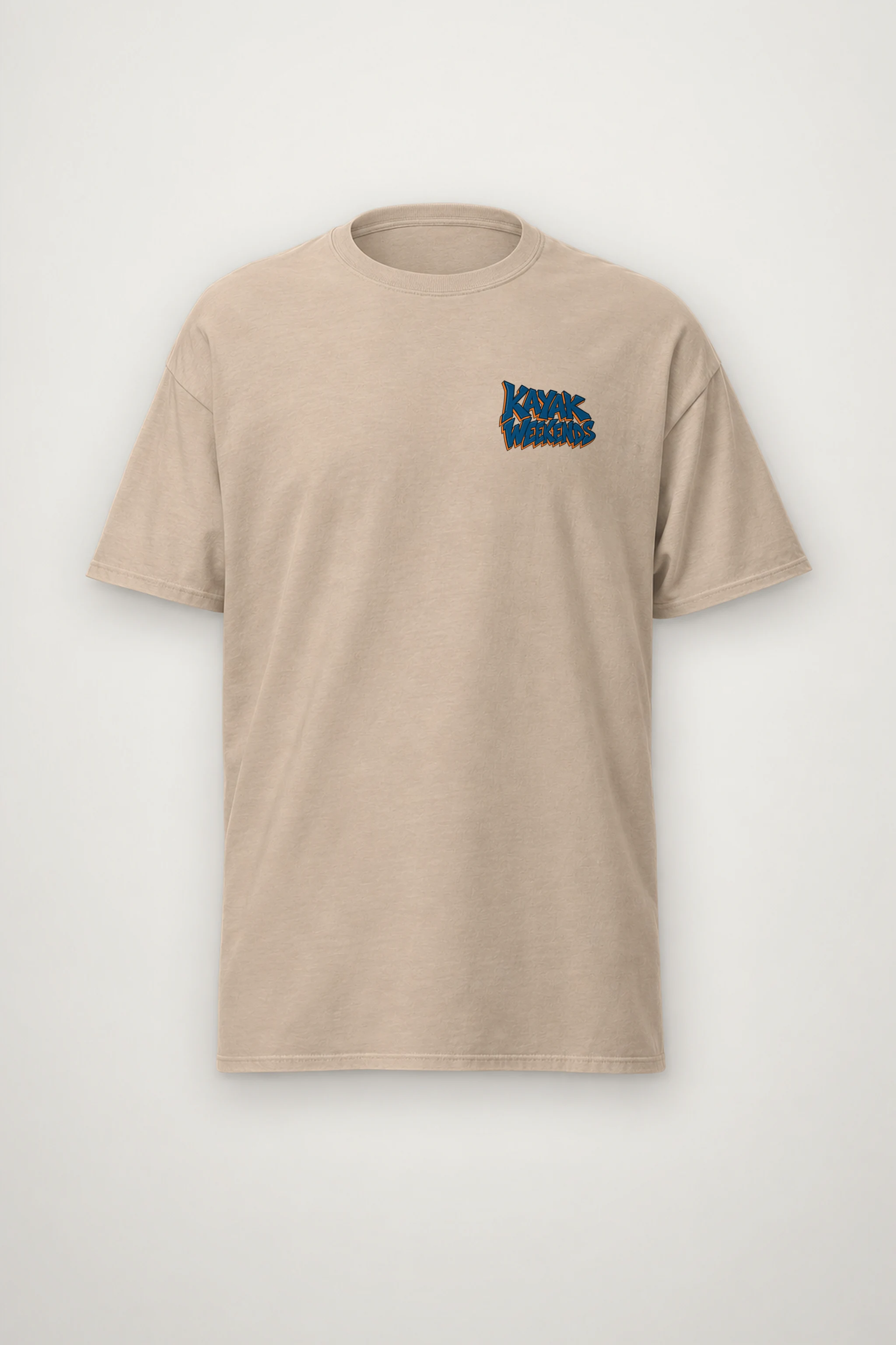 "Kayak Weekends" Heavyweight Unisex Crewneck T-shirt