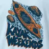 "Kayak Weekends" Heavyweight Unisex Crewneck T-shirt