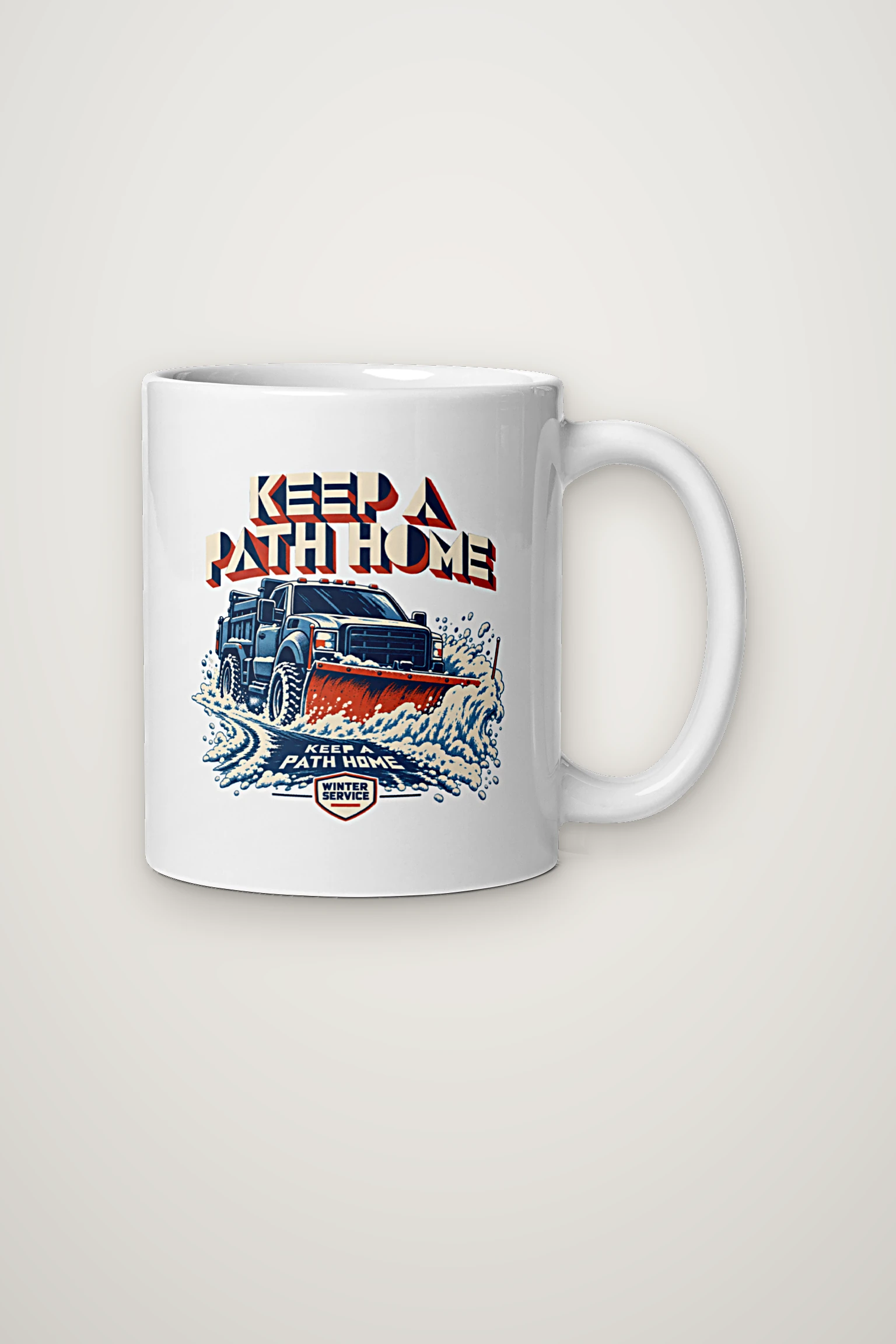 "Keep a Path Home Winter Service" 11oz Ceramic Mug