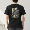 "KEEP GOING" Heavyweight Unisex Crewneck T-shirt