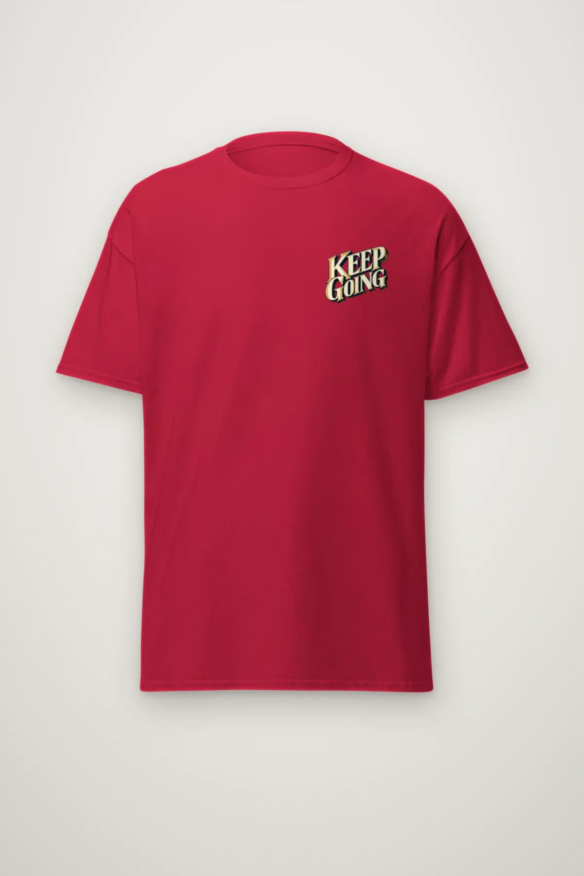 "KEEP GOING" Heavyweight Unisex Crewneck T-shirt