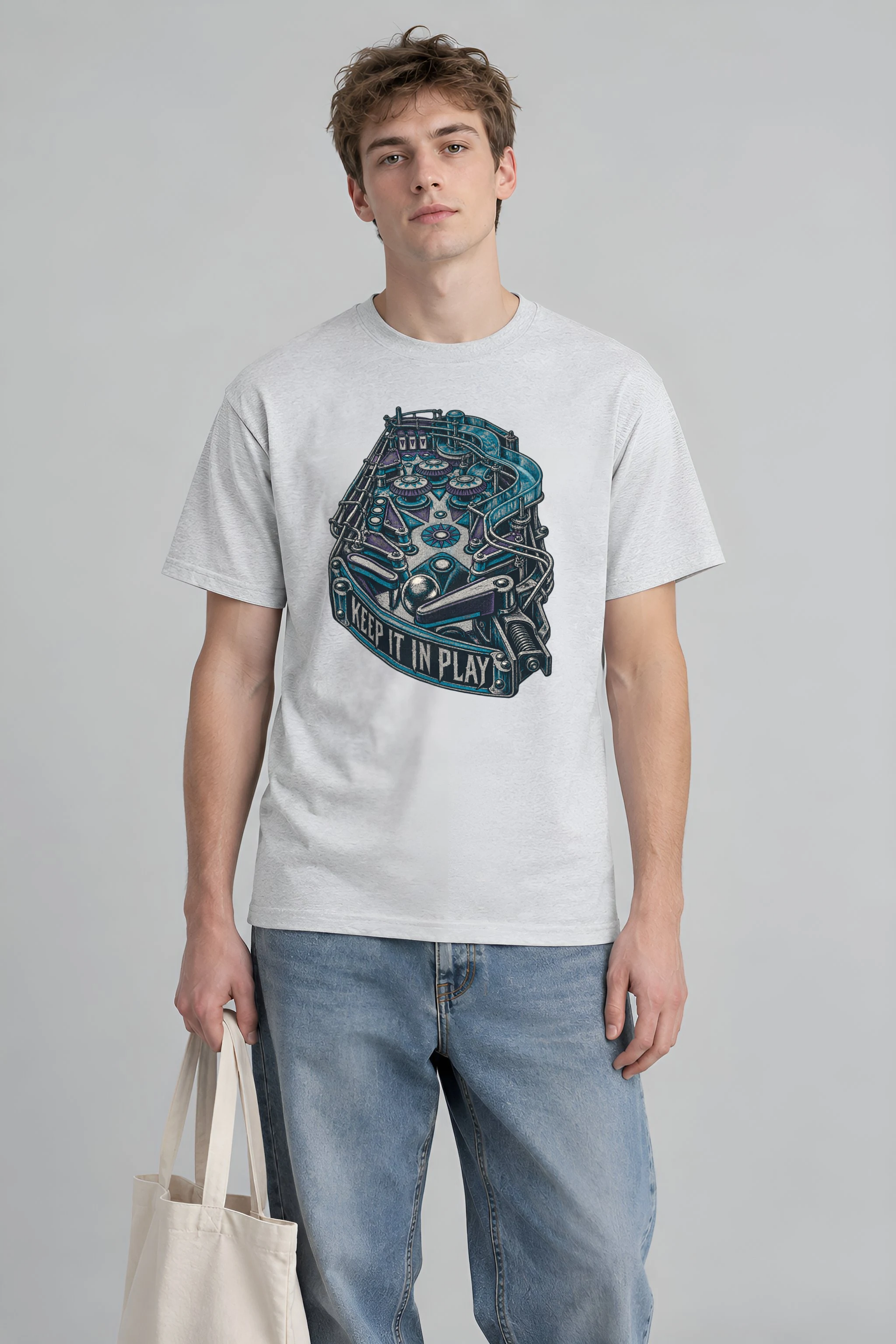 "Keep It in Play" Heavyweight Unisex Crewneck T-shirt
