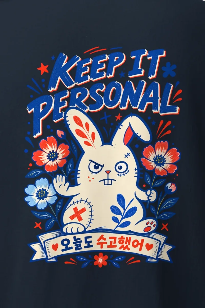 "Keep It Personal" Heavyweight Unisex Crewneck T-shirt