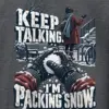 "Keep Talking I'm Packing Snow" Heavy Blend Unisex Pullover Hoodie