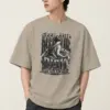 "Keep the Dish" Men's Oversized Heavyweight Crewneck T-Shirt