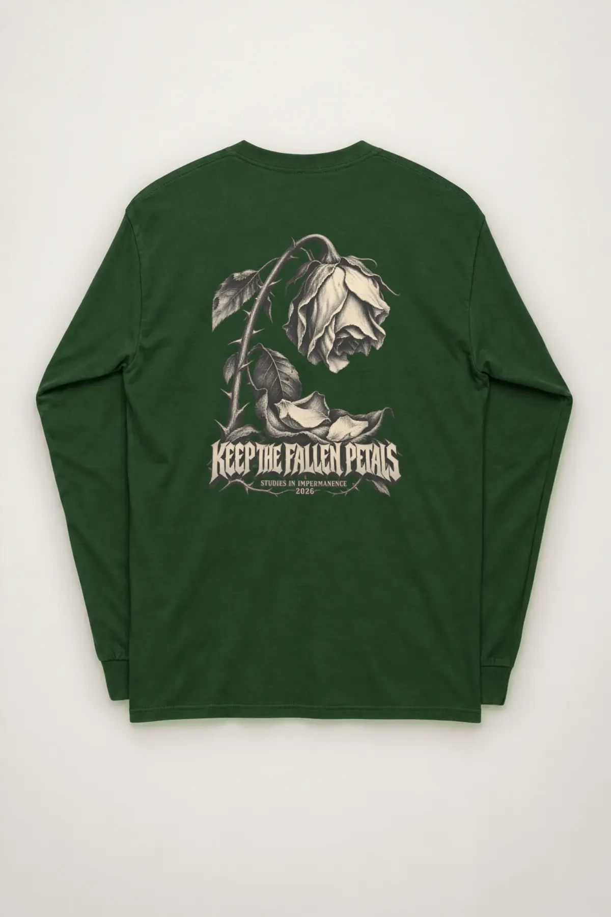 "KEEP THE FALLEN PETALS" Unisex Longsleeve T-shirt