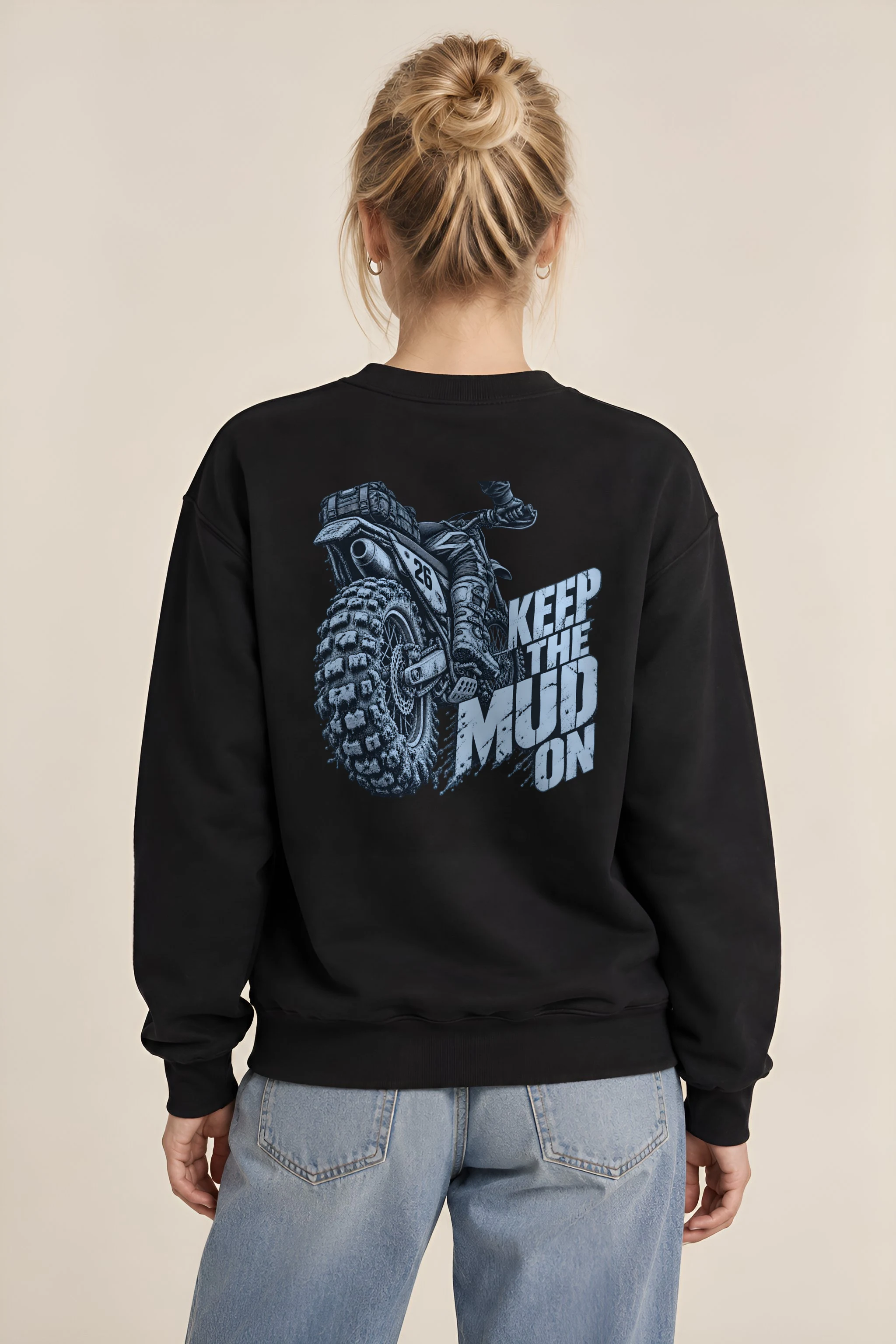 "Keep the Mud On" Heavy Blend Unisex Crewneck Sweatshirt