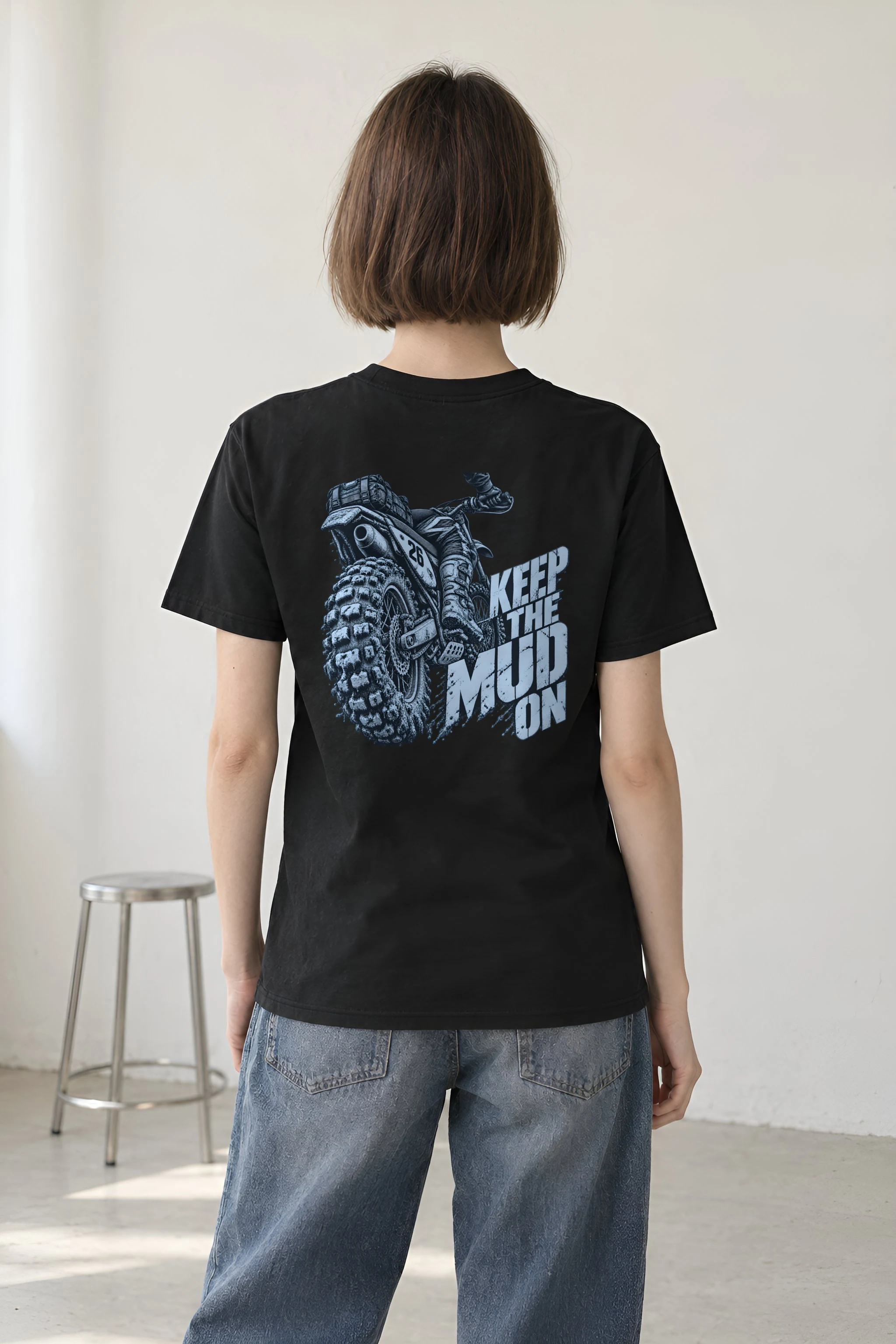 "Keep the Mud On" Heavyweight Unisex Crewneck T-shirt
