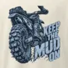 "Keep the Mud On" Men's Oversized Heavyweight Crewneck T-Shirt