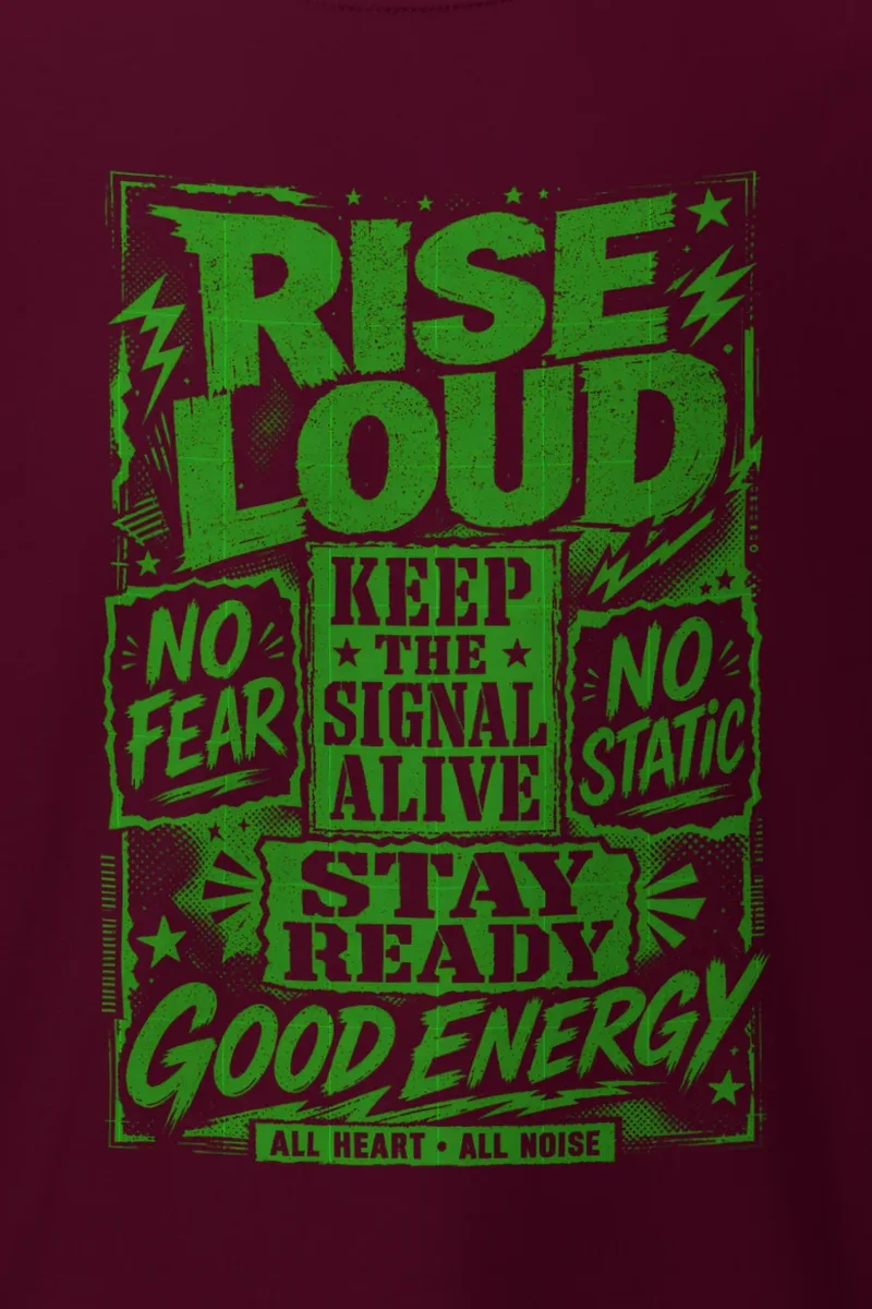 "Keep The Signal Alive" Heavyweight Unisex Crewneck T-shirt