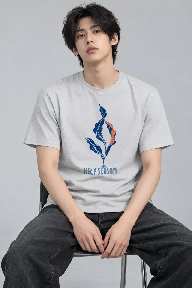 "Kelp Season" Heavyweight Unisex Crewneck T-shirt