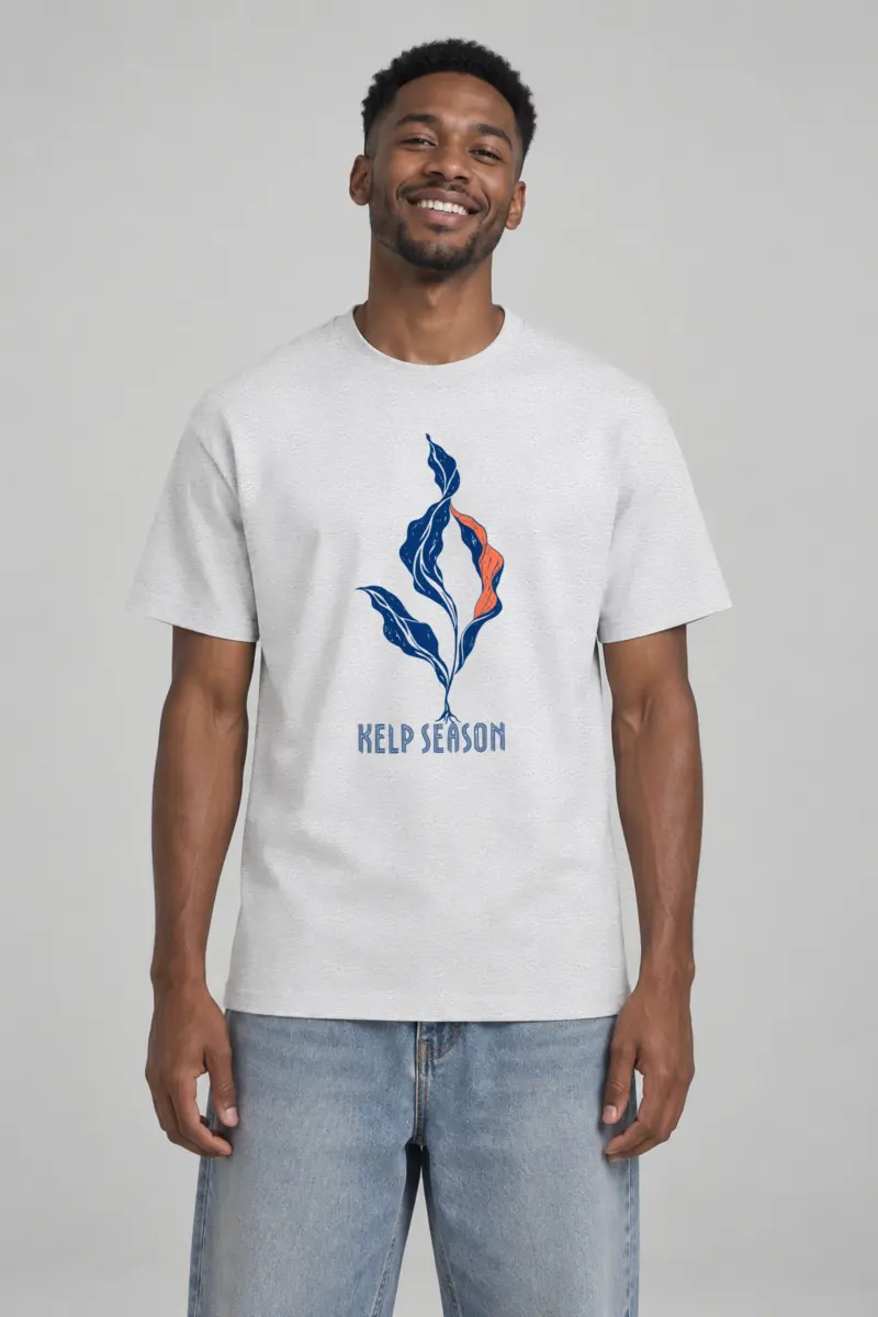 "Kelp Season" Heavyweight Unisex Crewneck T-shirt