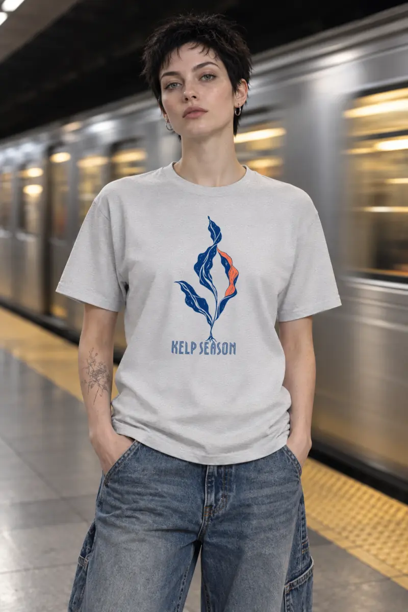 "Kelp Season" Heavyweight Unisex Crewneck T-shirt