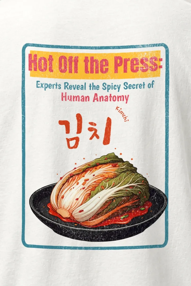 "Kimchi Anatomy" Heavyweight Unisex Crewneck T-shirt