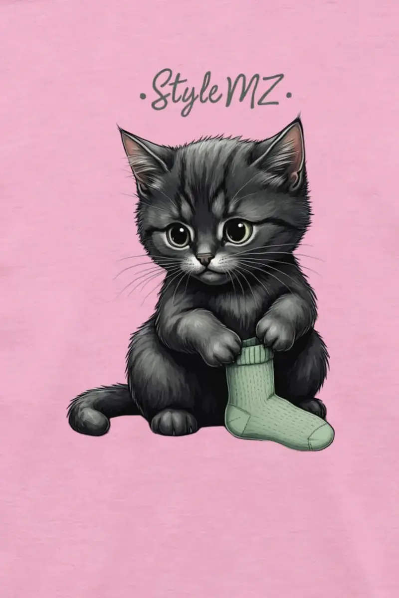 "Kitten Sock" Unisex Longsleeve T-shirt