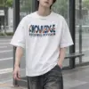 "Knowledge Requires Revision" Men's Oversized Heavyweight Crewneck T-Shirt
