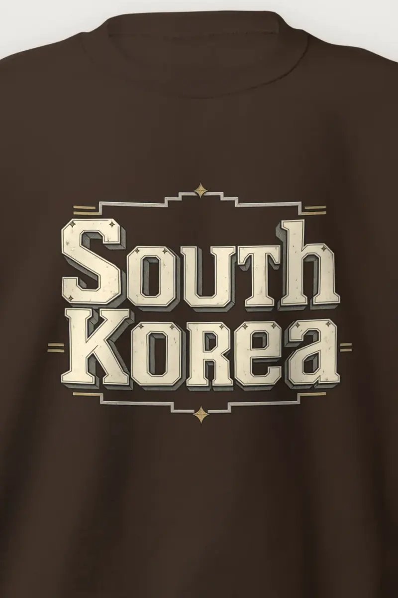 "Korea Heritage Emblem" Heavy Blend Unisex Crewneck Sweatshirt