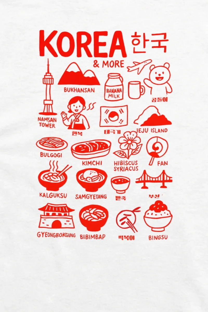 "Korea & More" Unisex Longsleeve T-shirt