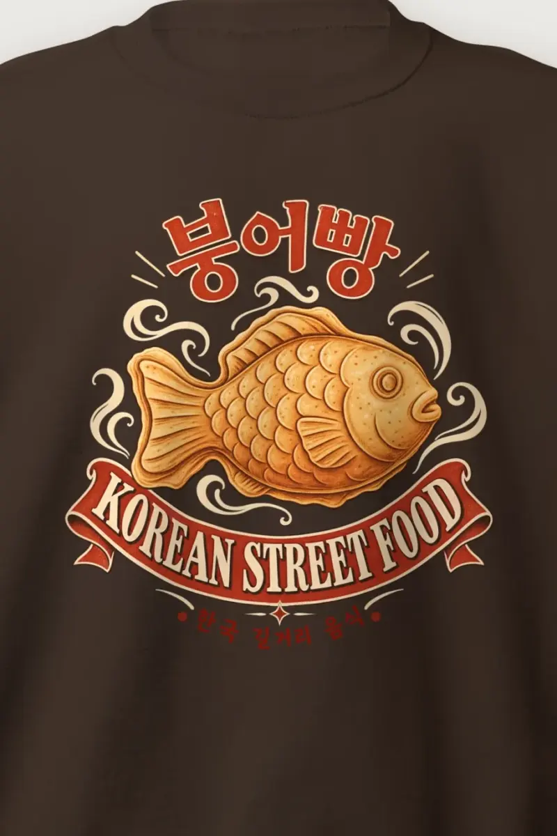"Korean Street Food" Heavy Blend Unisex Crewneck Sweatshirt