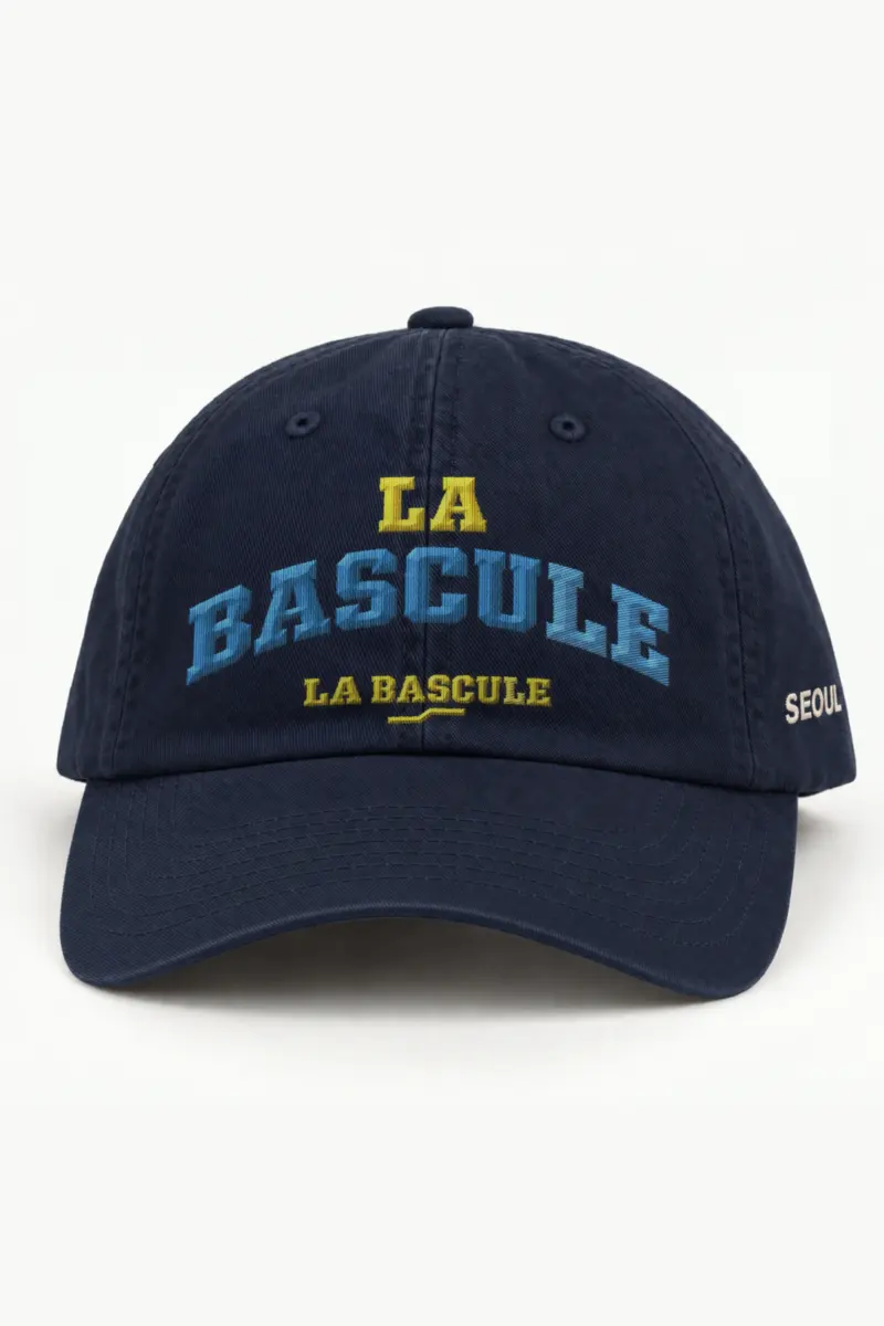 "LA BASCULE" Classic Dad Hat · Embroidered — navy/cap-front