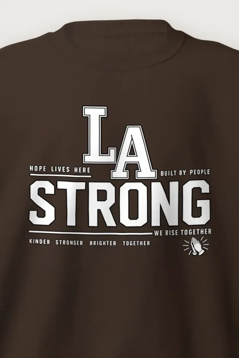 "LA Strong Together" Heavy Blend Unisex Crewneck Sweatshirt