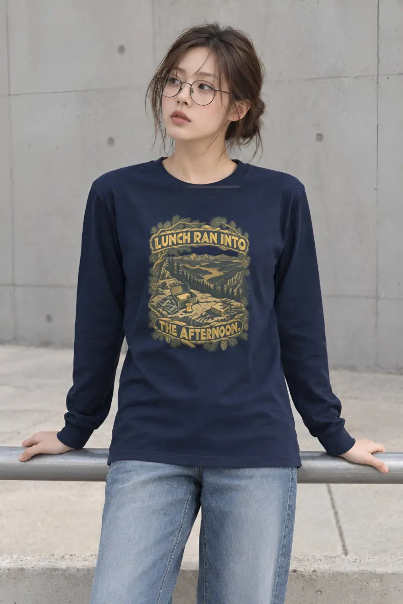 “Lake Lunch Break” Unisex Longsleeve T-shirt