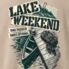 "Lake Weekend Shoes Optional" Heavyweight Unisex Crewneck T-shirt