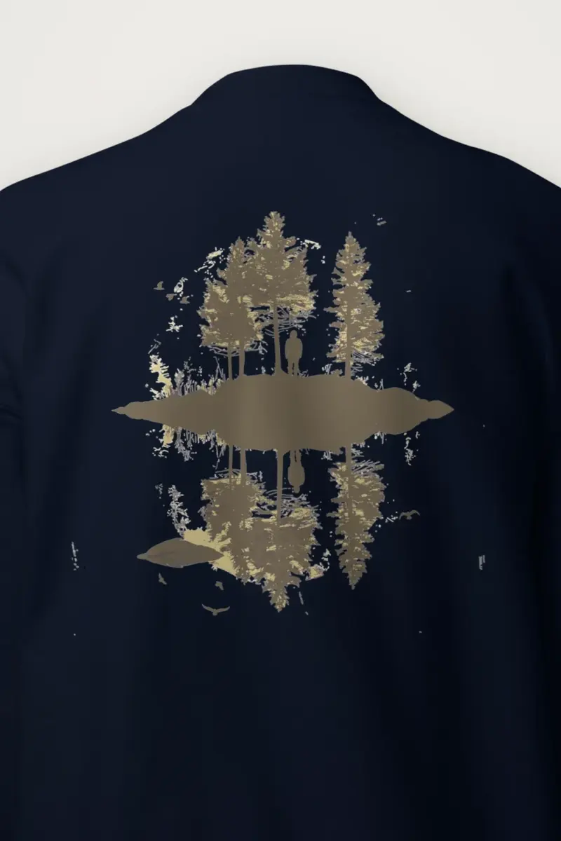 "Lakeside Solitude" Heavy Blend Unisex Crewneck Sweatshirt