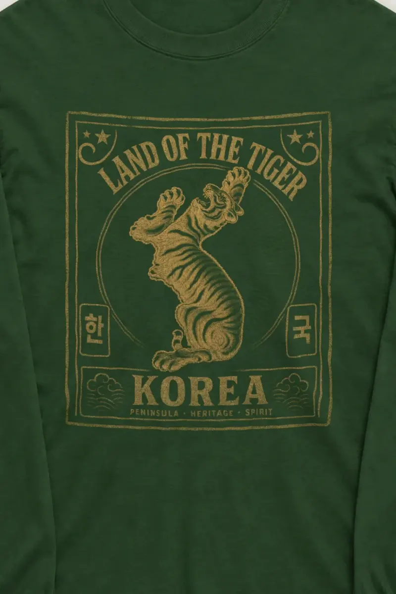 "Land Of The Tiger" Unisex Longsleeve T-shirt