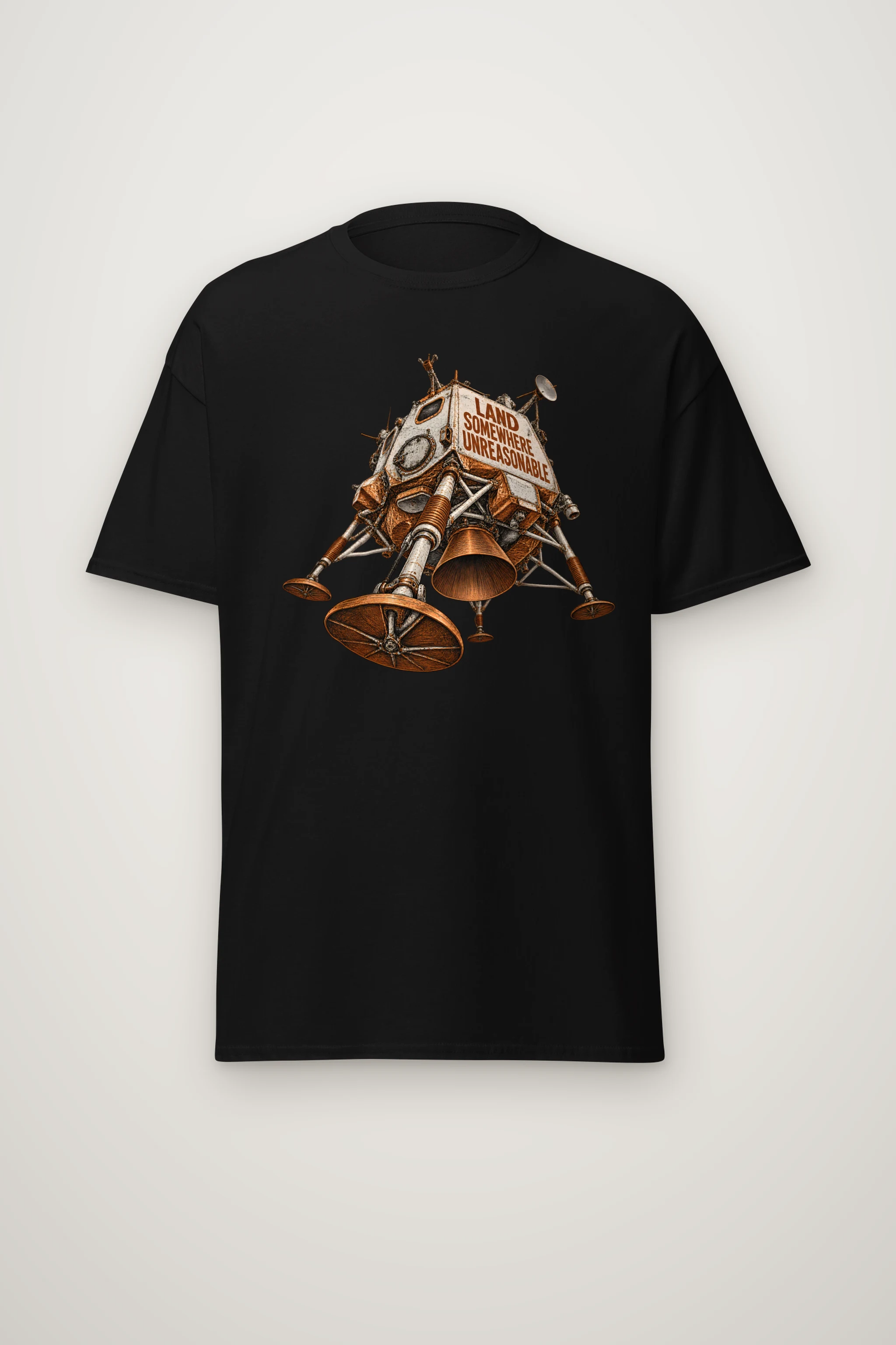 "Land Somewhere Unreasonable" Heavyweight Unisex Crewneck T-shirt