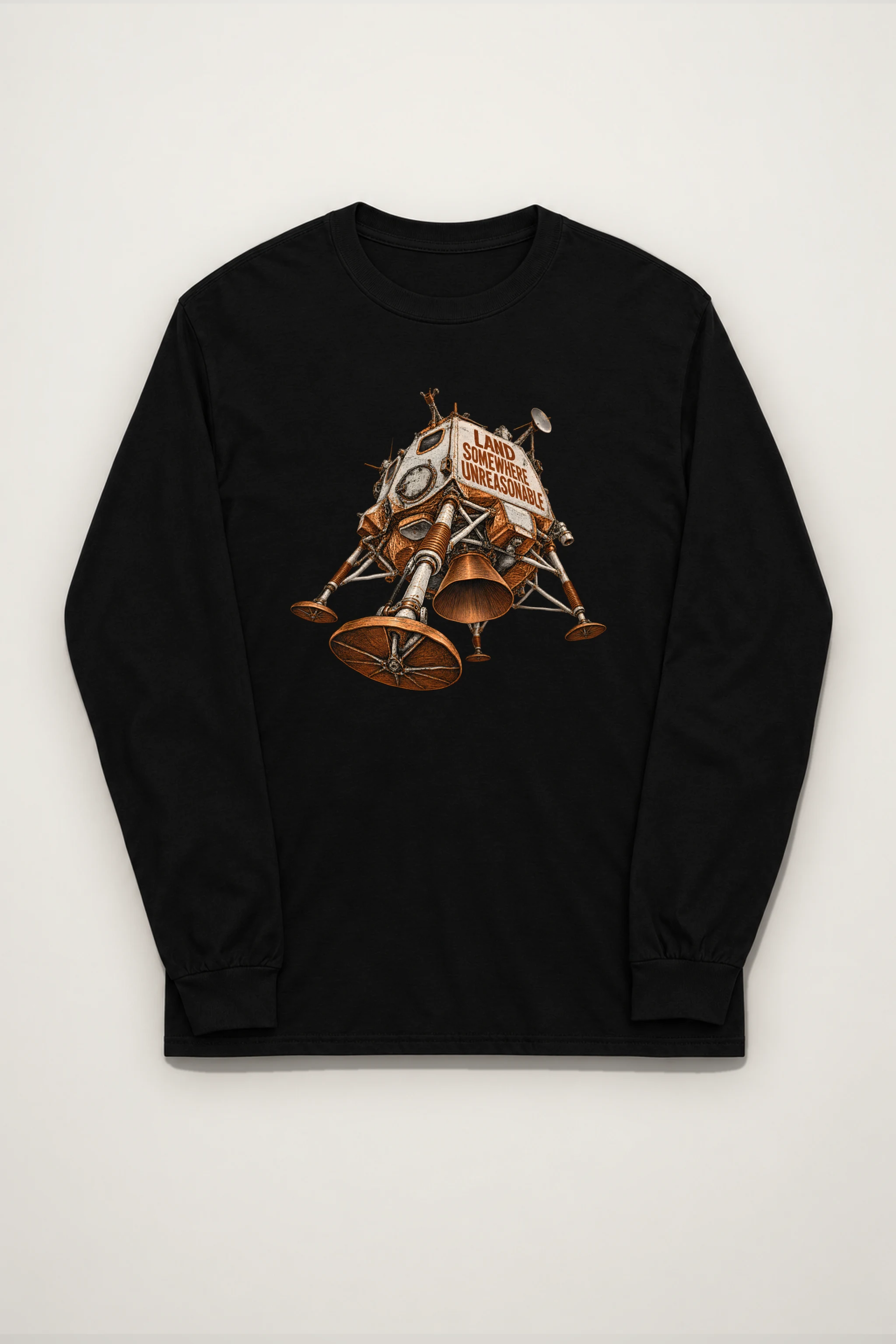"Land Somewhere Unreasonable" Unisex Longsleeve T-shirt
