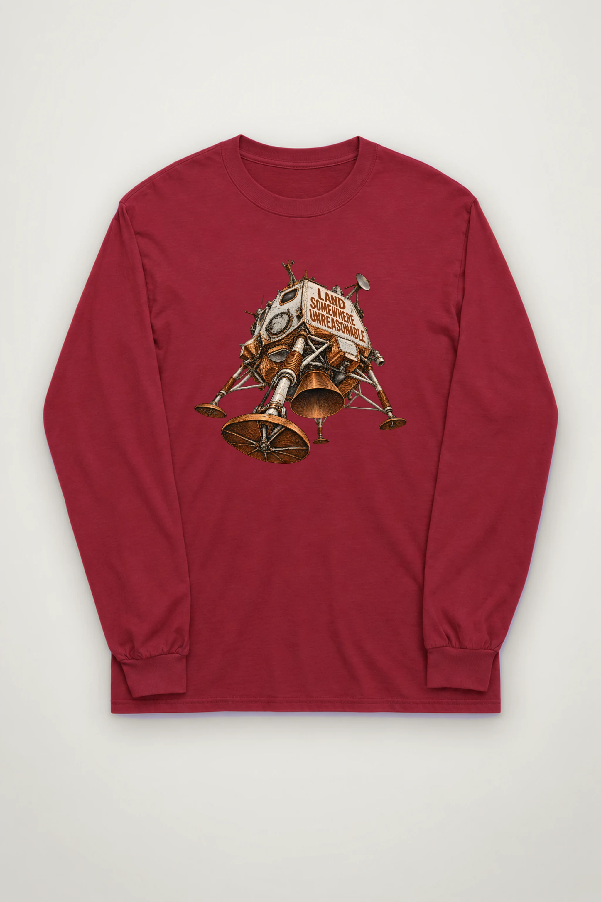 "Land Somewhere Unreasonable" Unisex Longsleeve T-shirt
