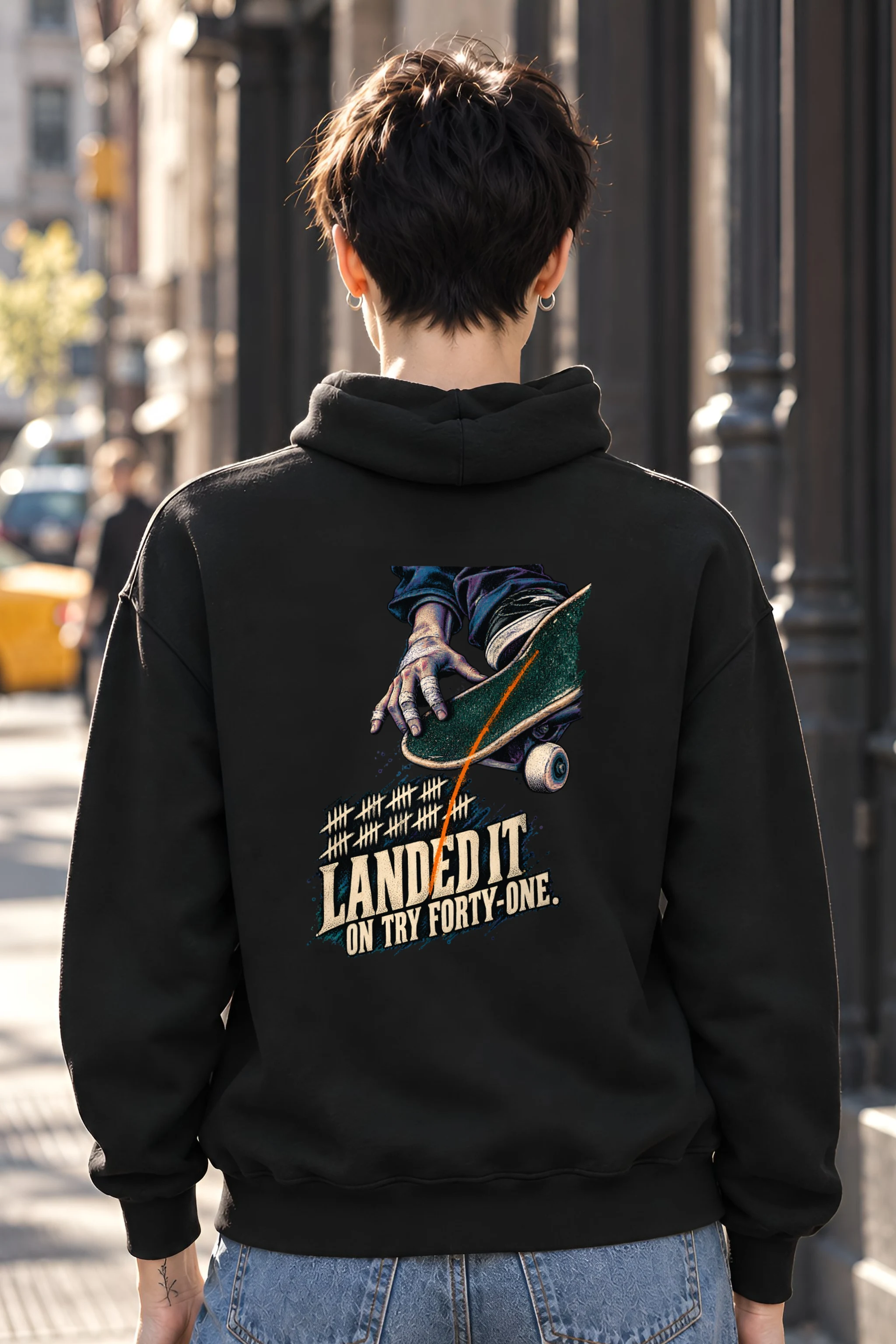 "Landed It" Unisex Pullover Hoodie