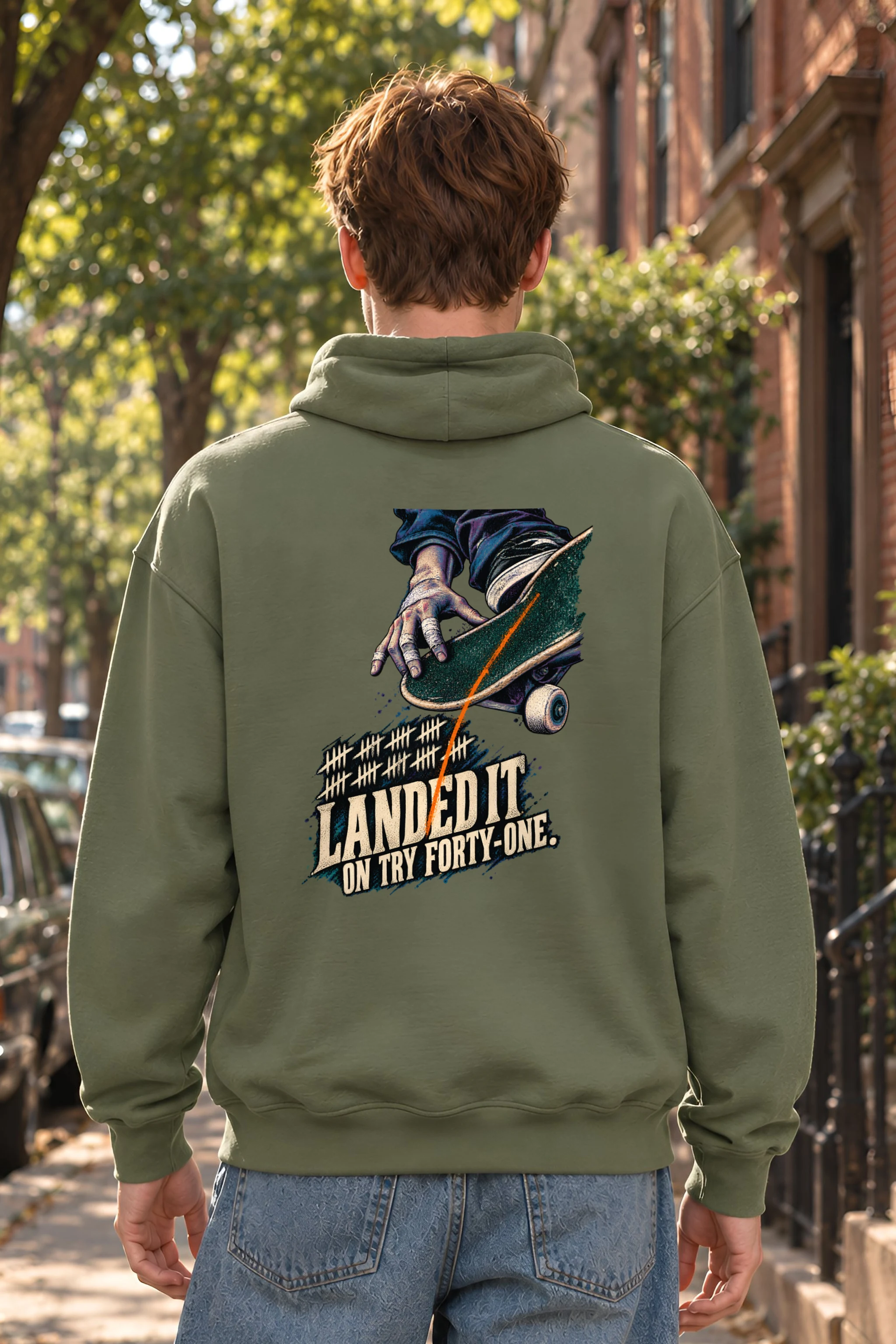 "Landed It" Unisex Pullover Hoodie