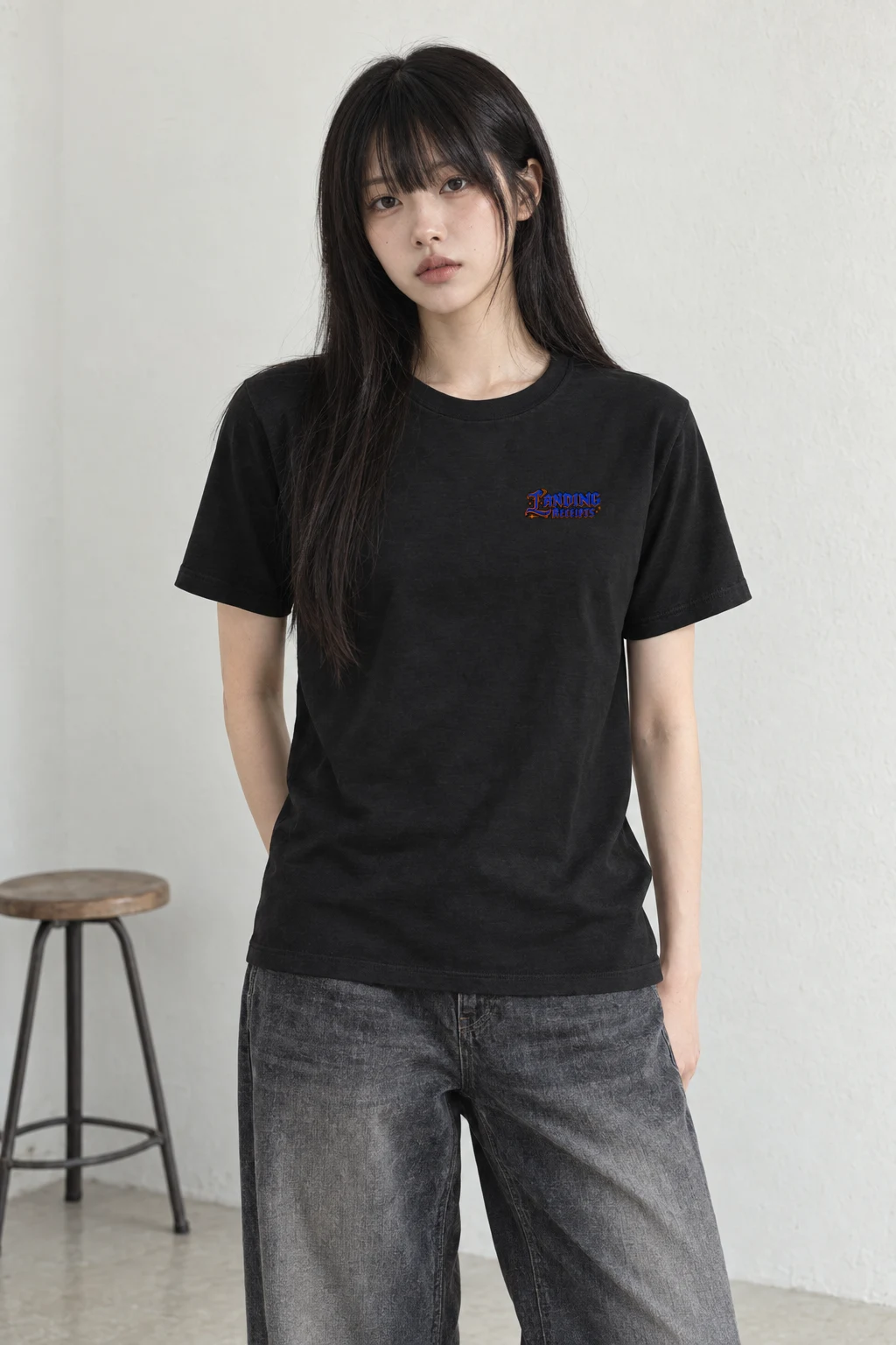 "Landing Receipts" Heavyweight Unisex Crewneck T-shirt