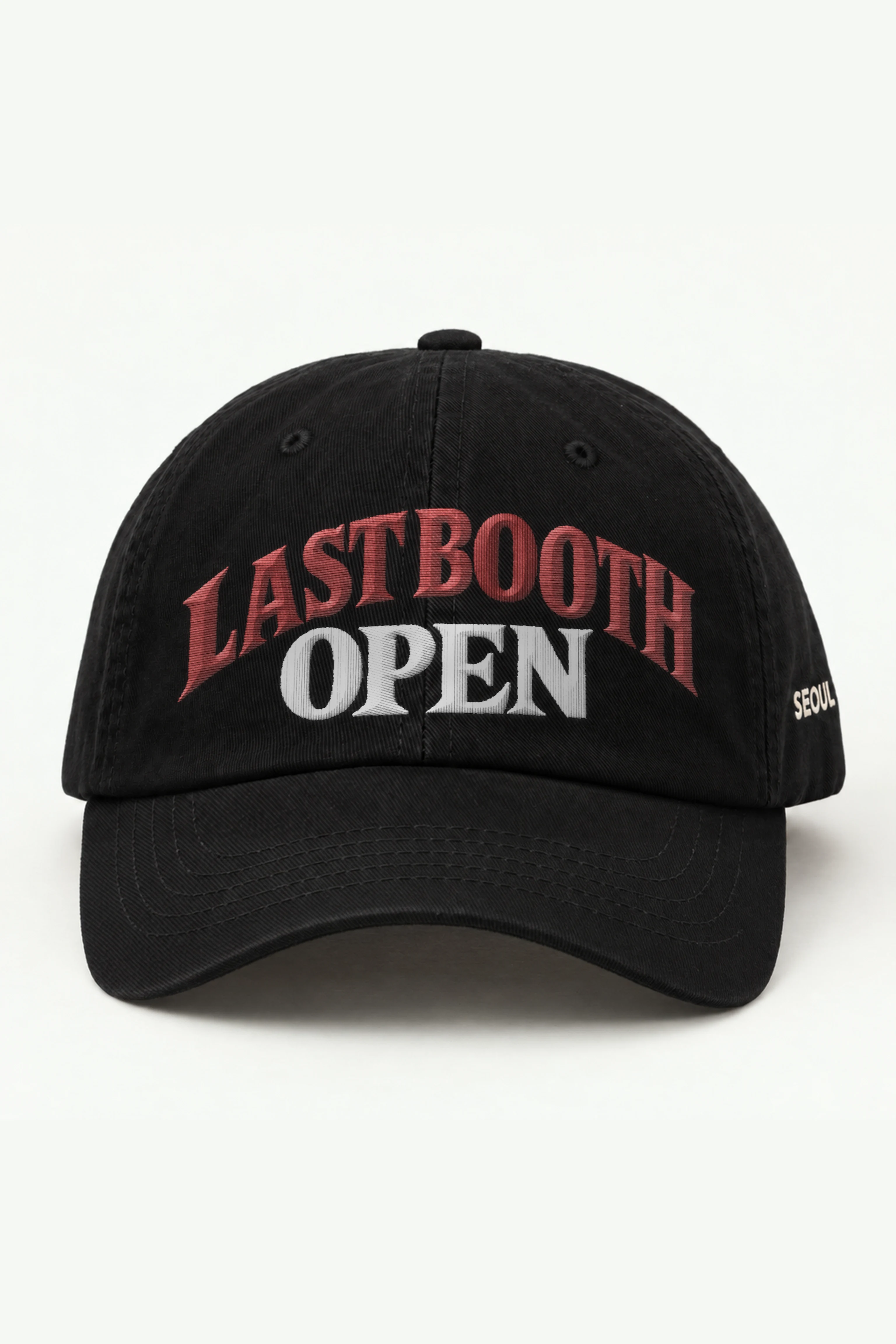"Last Booth Open" Classic Dad Hat · Embroidered