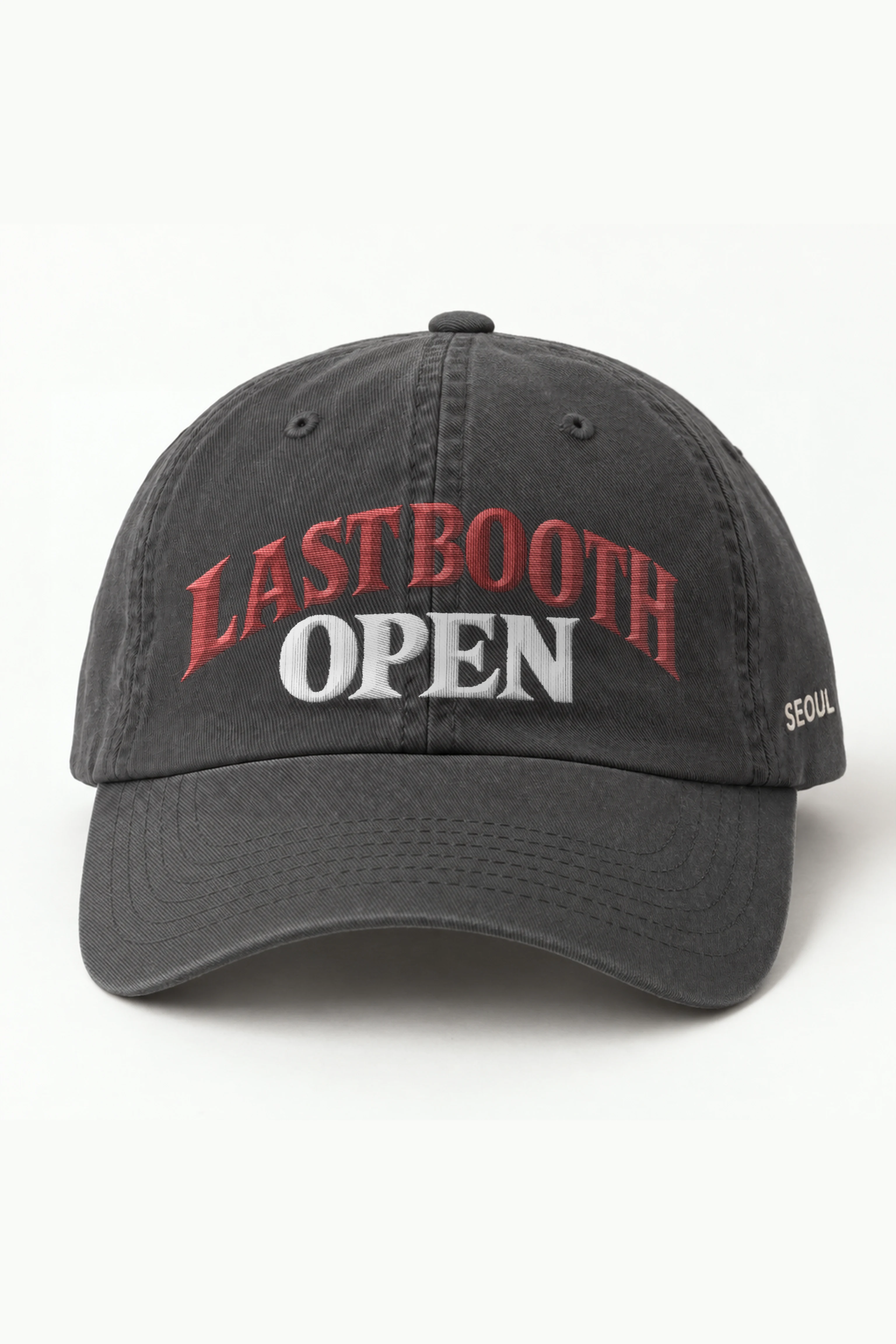 "Last Booth Open" Classic Dad Hat · Embroidered